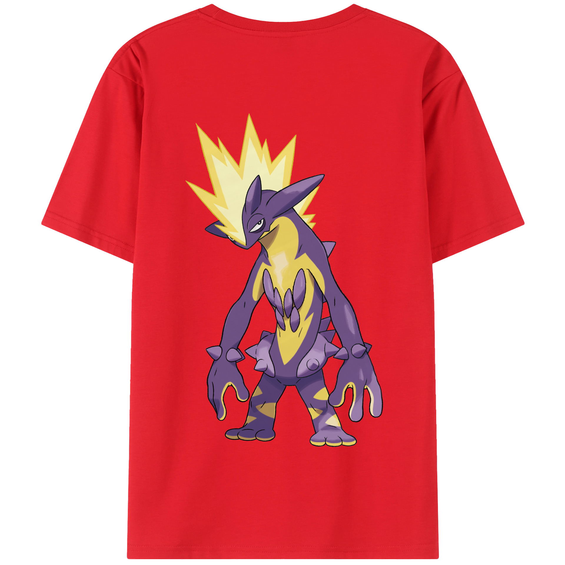 （画像用） ポケットモンスター Pokémon 綿100％半袖Tシャツ（背面プリント）