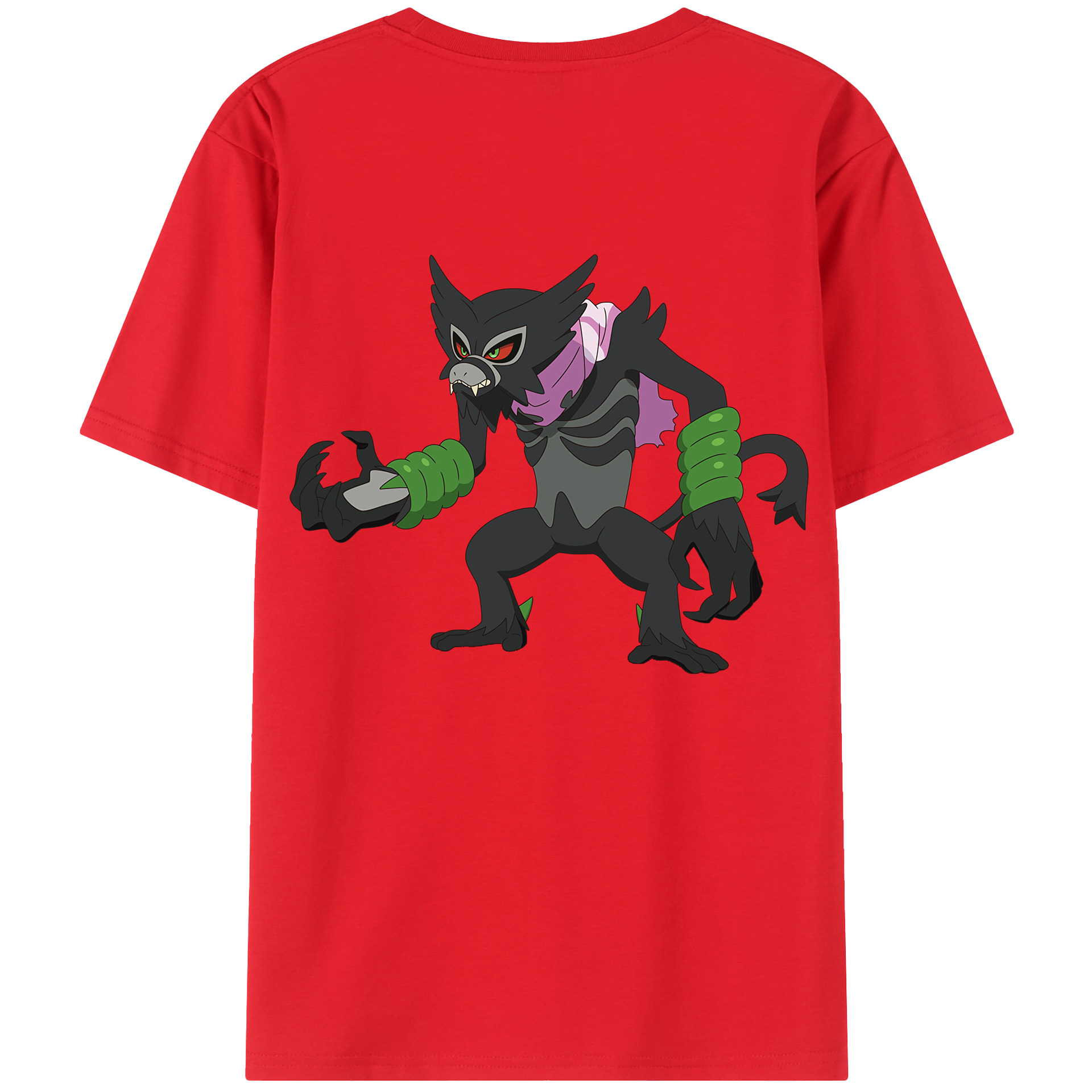 （画像用） ポケットモンスター Pokémon 綿100％半袖Tシャツ（背面プリント）