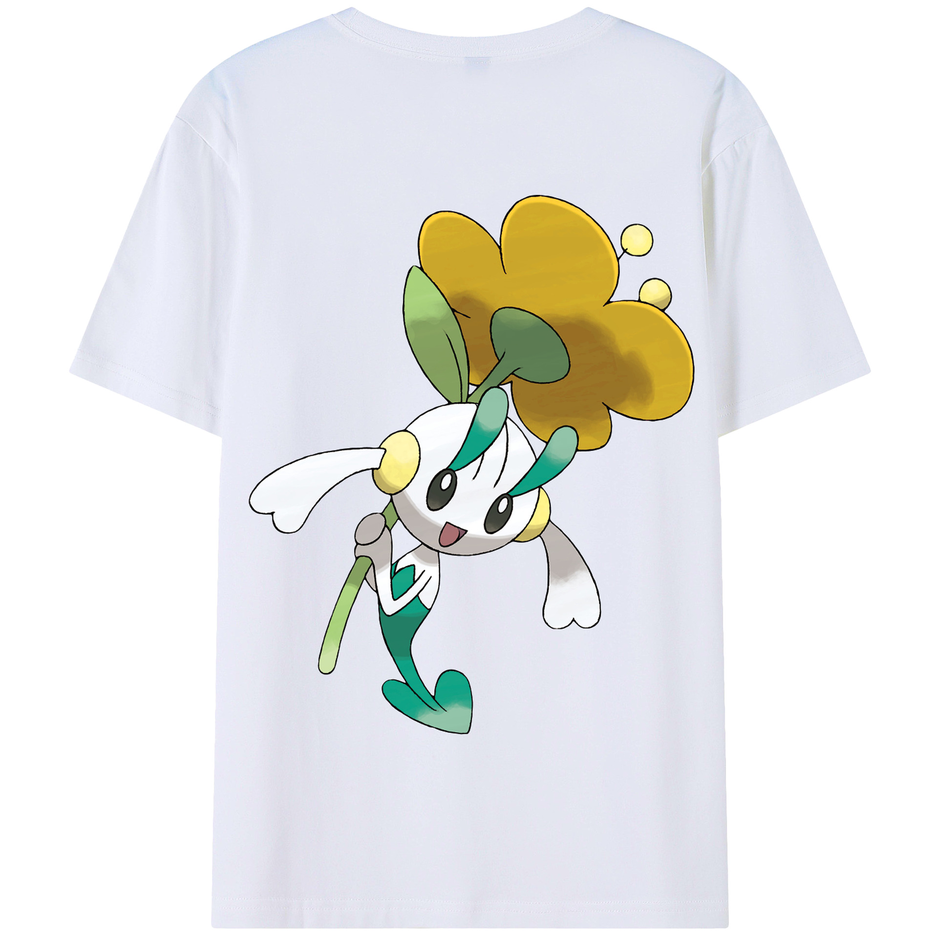 （画像用） ポケットモンスター Pokémon 綿100％半袖Tシャツ（背面プリント）
