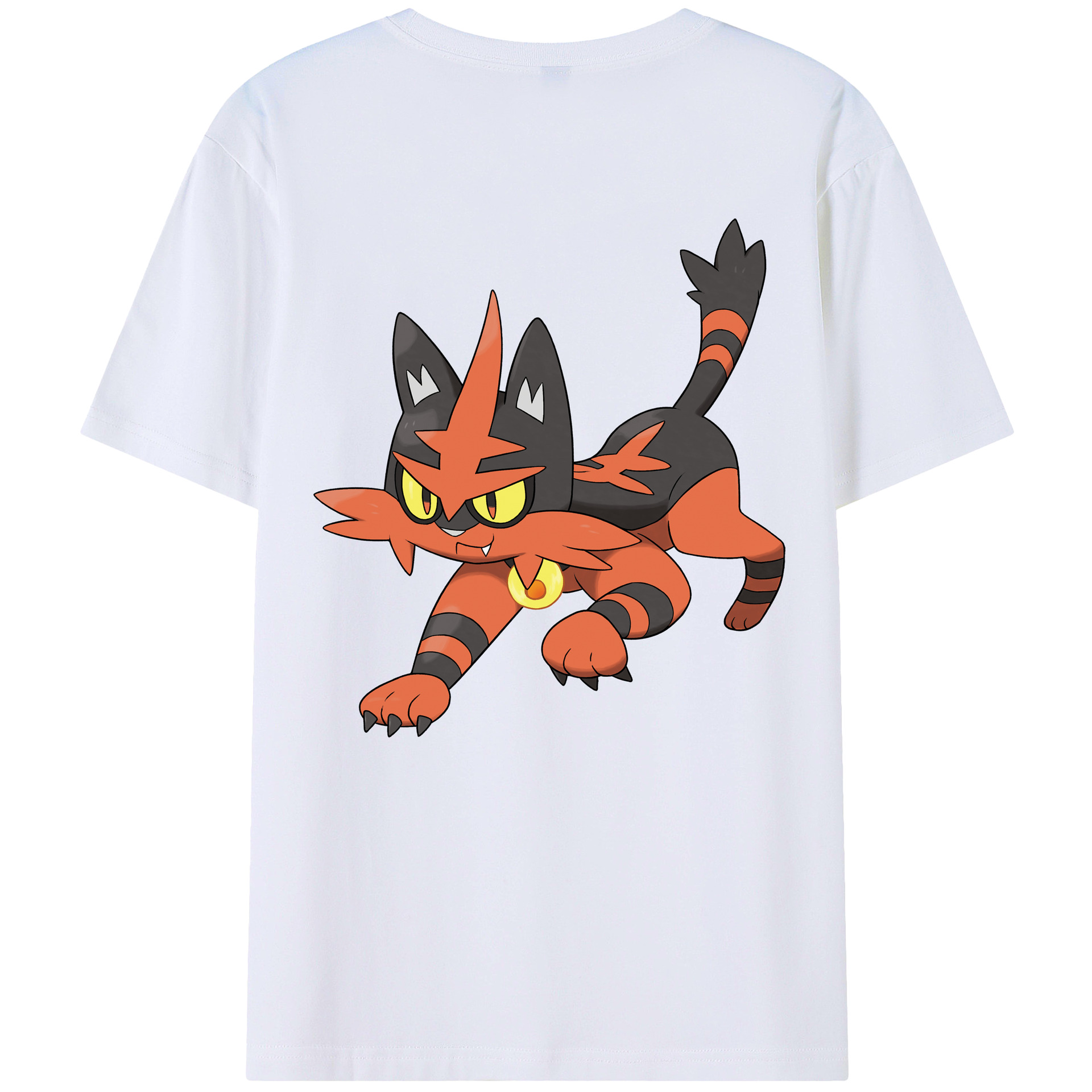 （画像用） ポケットモンスター Pokémon 綿100％半袖Tシャツ（背面プリント）