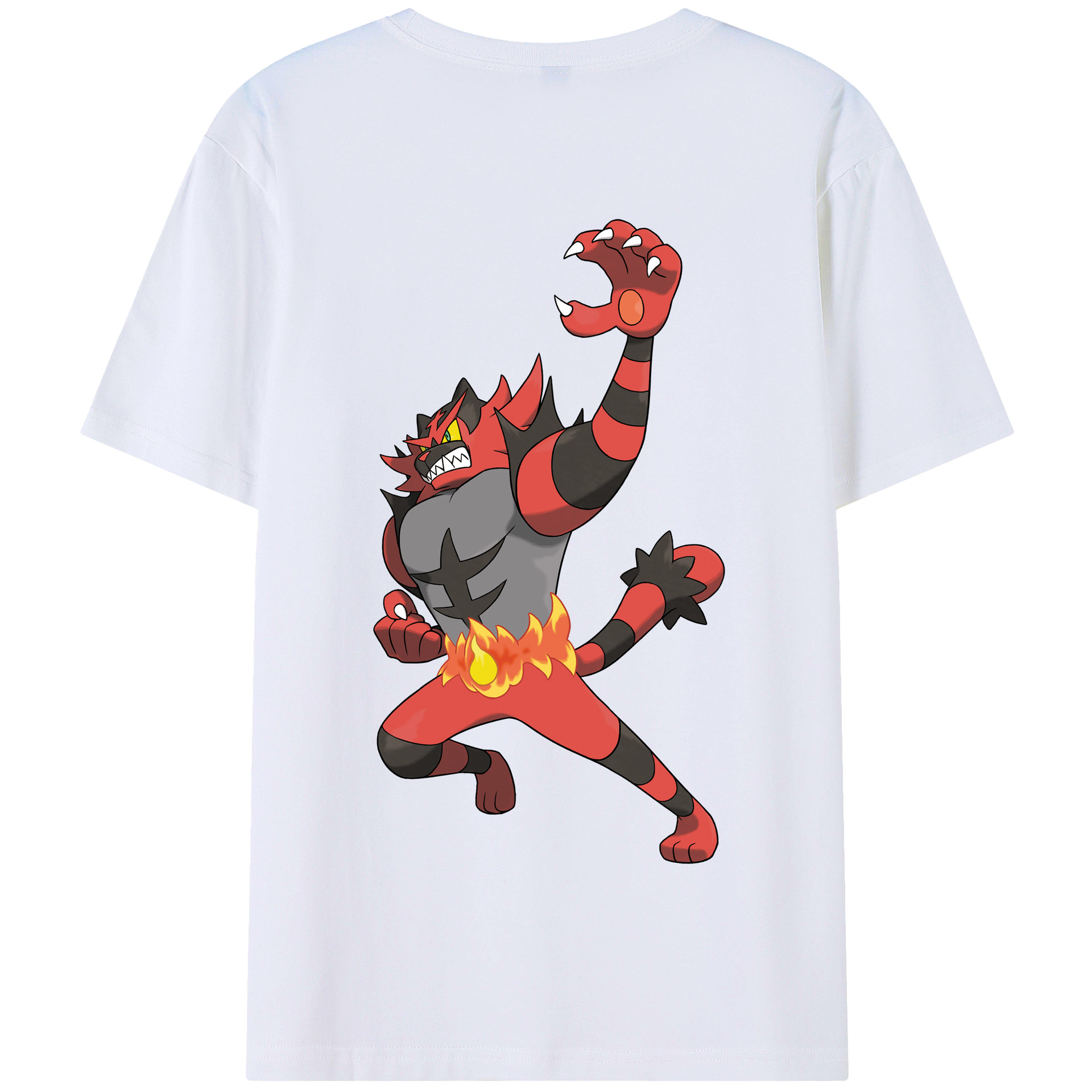 （画像用） ポケットモンスター Pokémon 綿100％半袖Tシャツ（背面プリント）