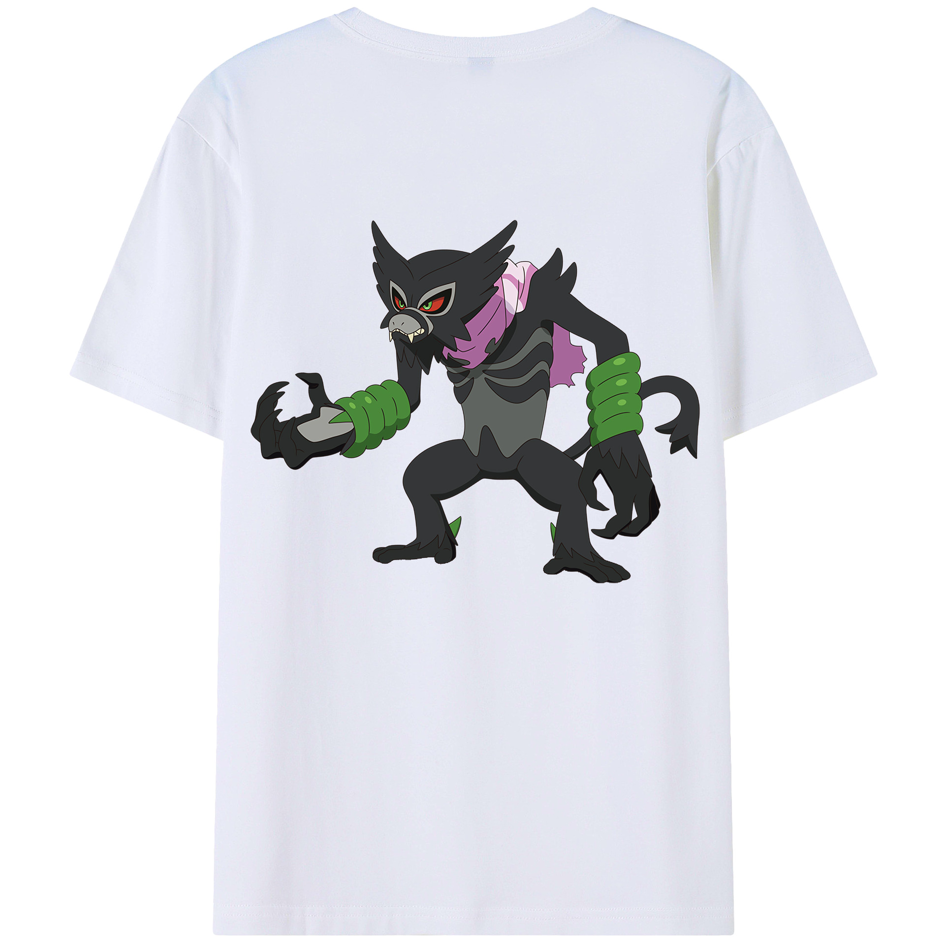 （画像用） ポケットモンスター Pokémon 綿100％半袖Tシャツ（背面プリント）