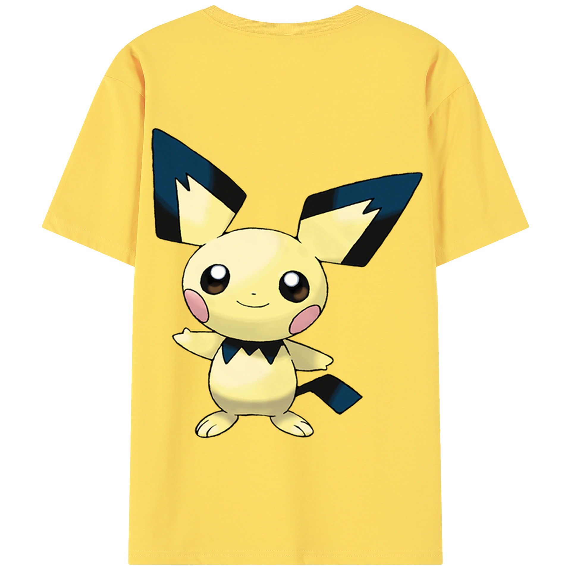 （画像用） ポケットモンスター Pokémon 綿100％半袖Tシャツ（背面プリント）