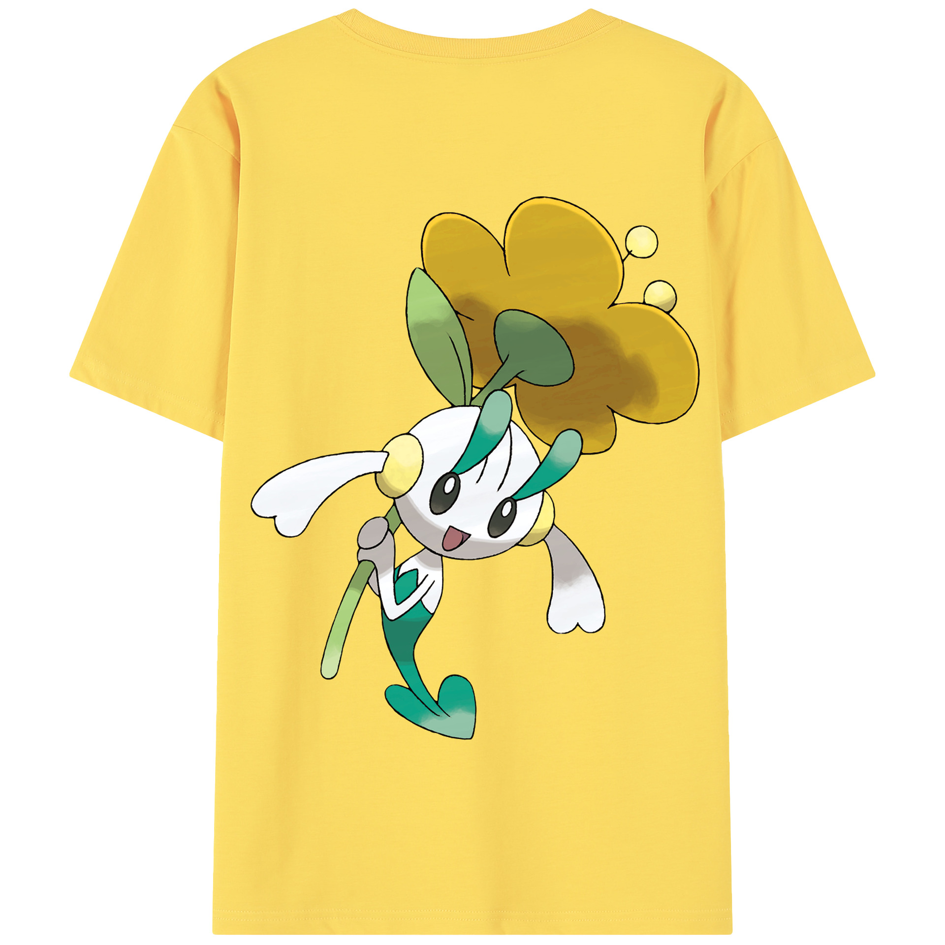（画像用） ポケットモンスター Pokémon 綿100％半袖Tシャツ（背面プリント）