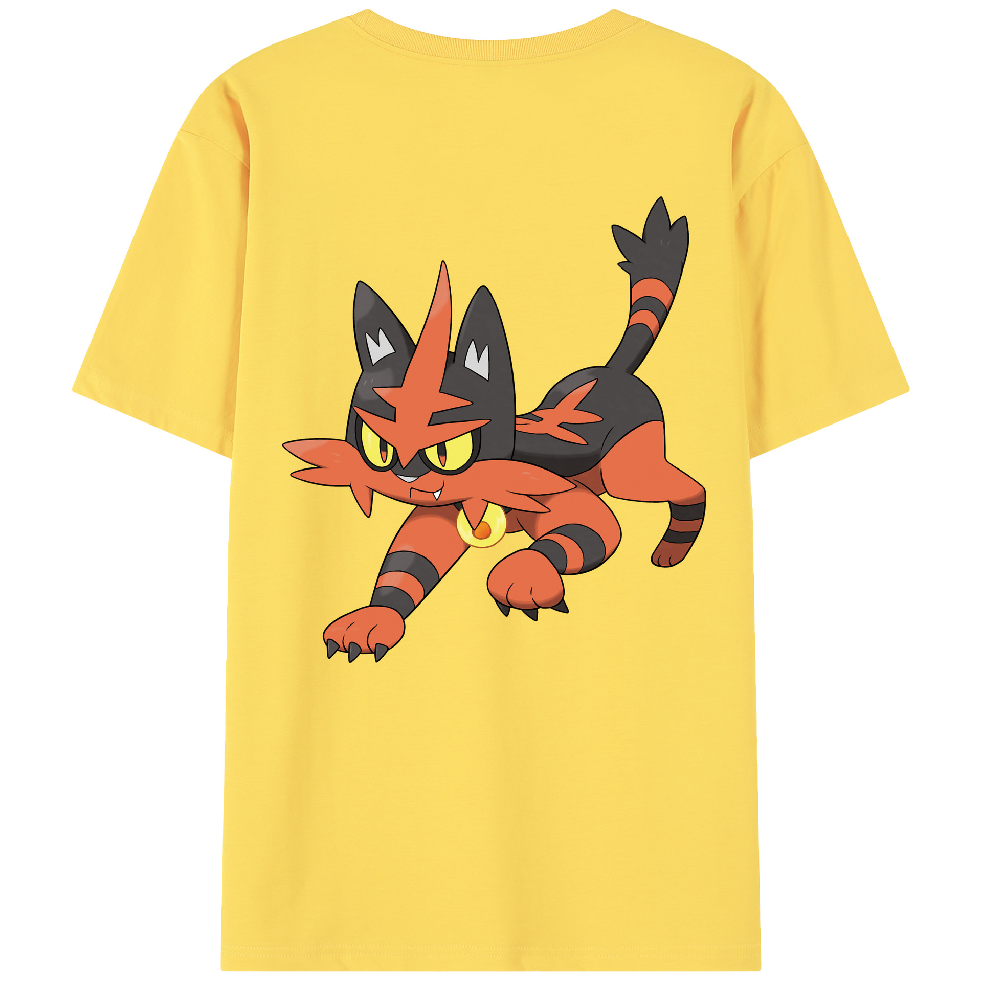 （画像用） ポケットモンスター Pokémon 綿100％半袖Tシャツ（背面プリント）