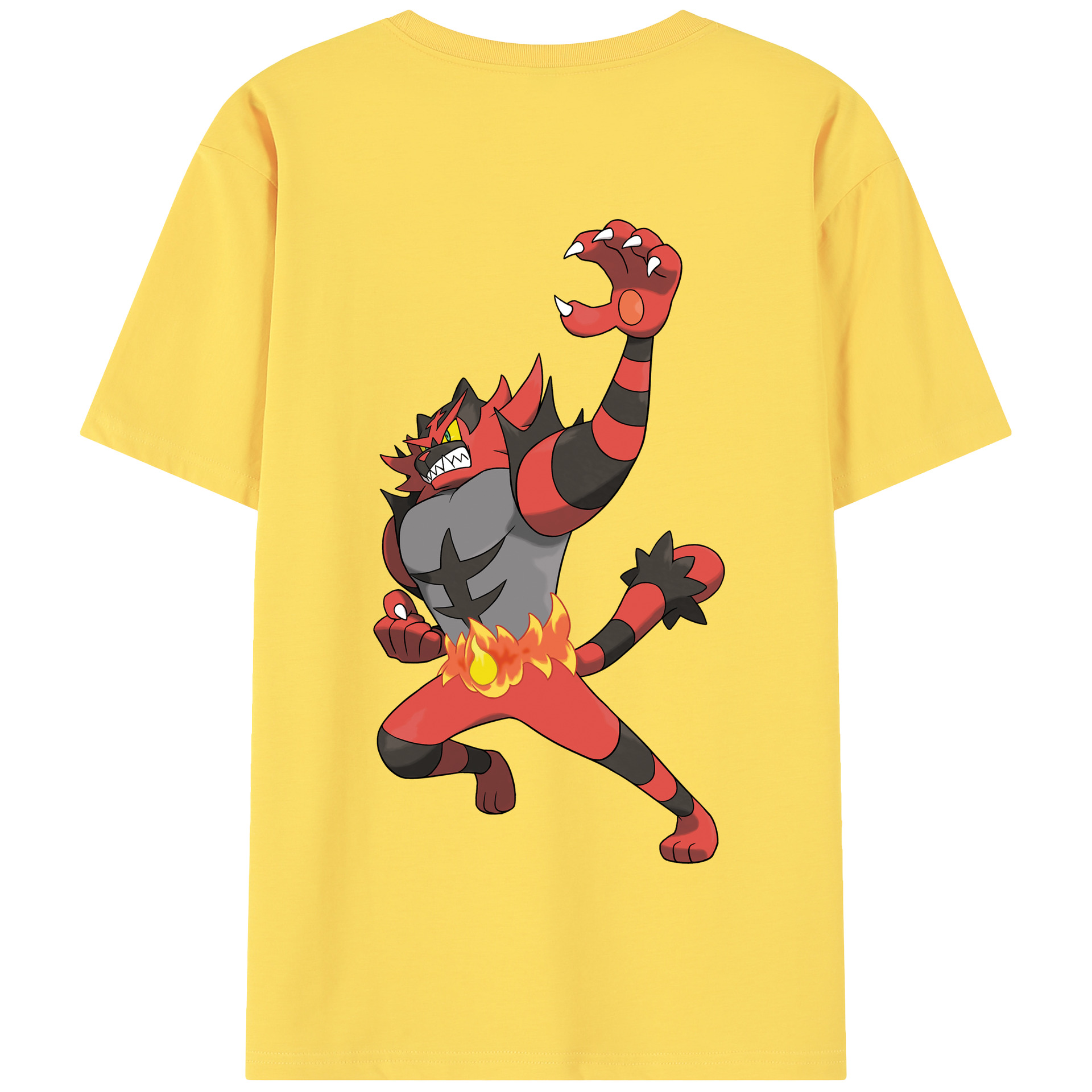 （画像用） ポケットモンスター Pokémon 綿100％半袖Tシャツ（背面プリント）