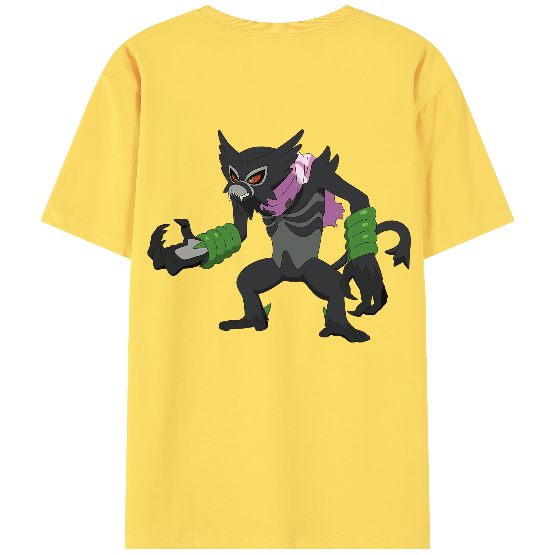 （画像用） ポケットモンスター Pokémon 綿100％半袖Tシャツ（背面プリント）