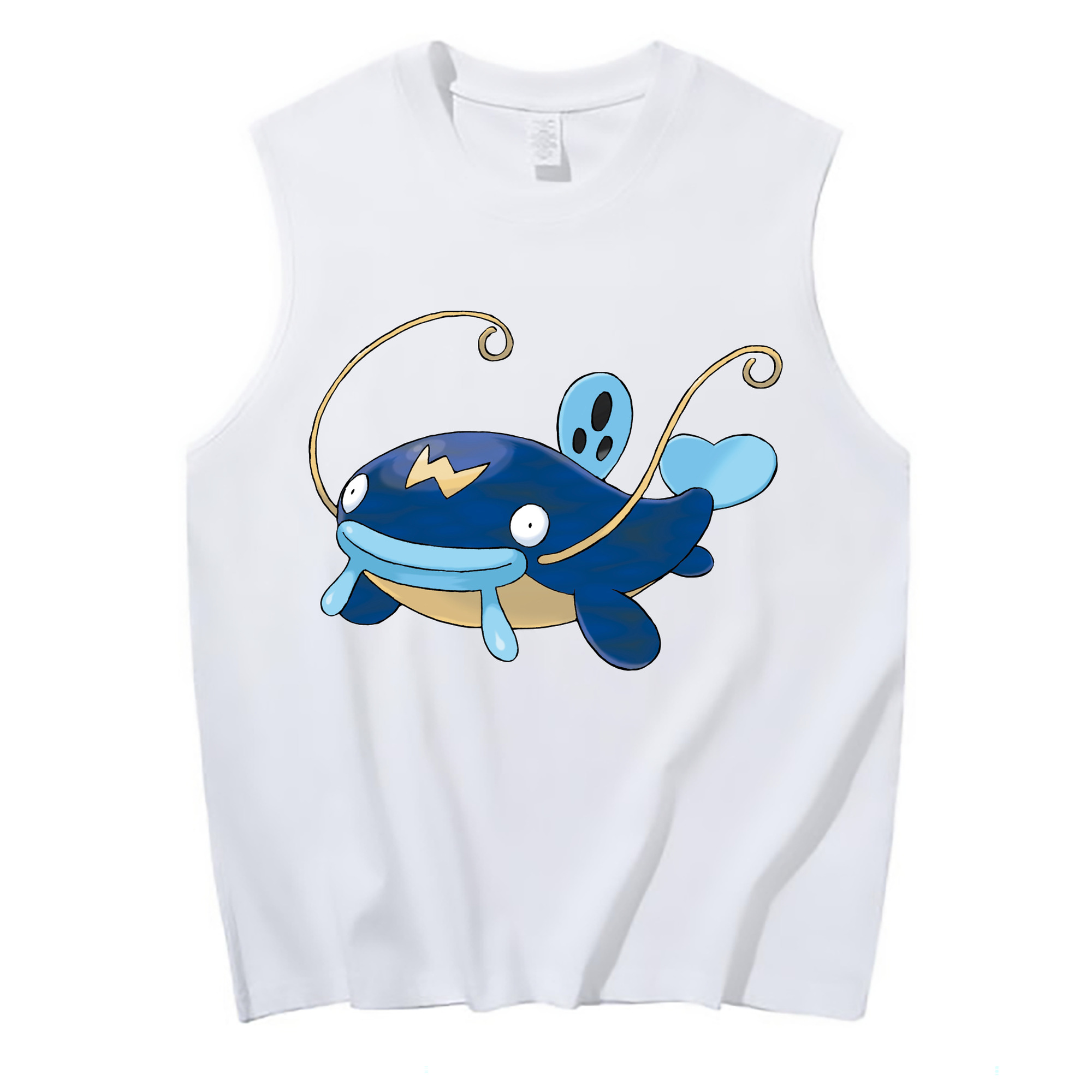 （画像用） ポケットモンスター Pokémon コットン100％タンクトップ（フロントプリント）