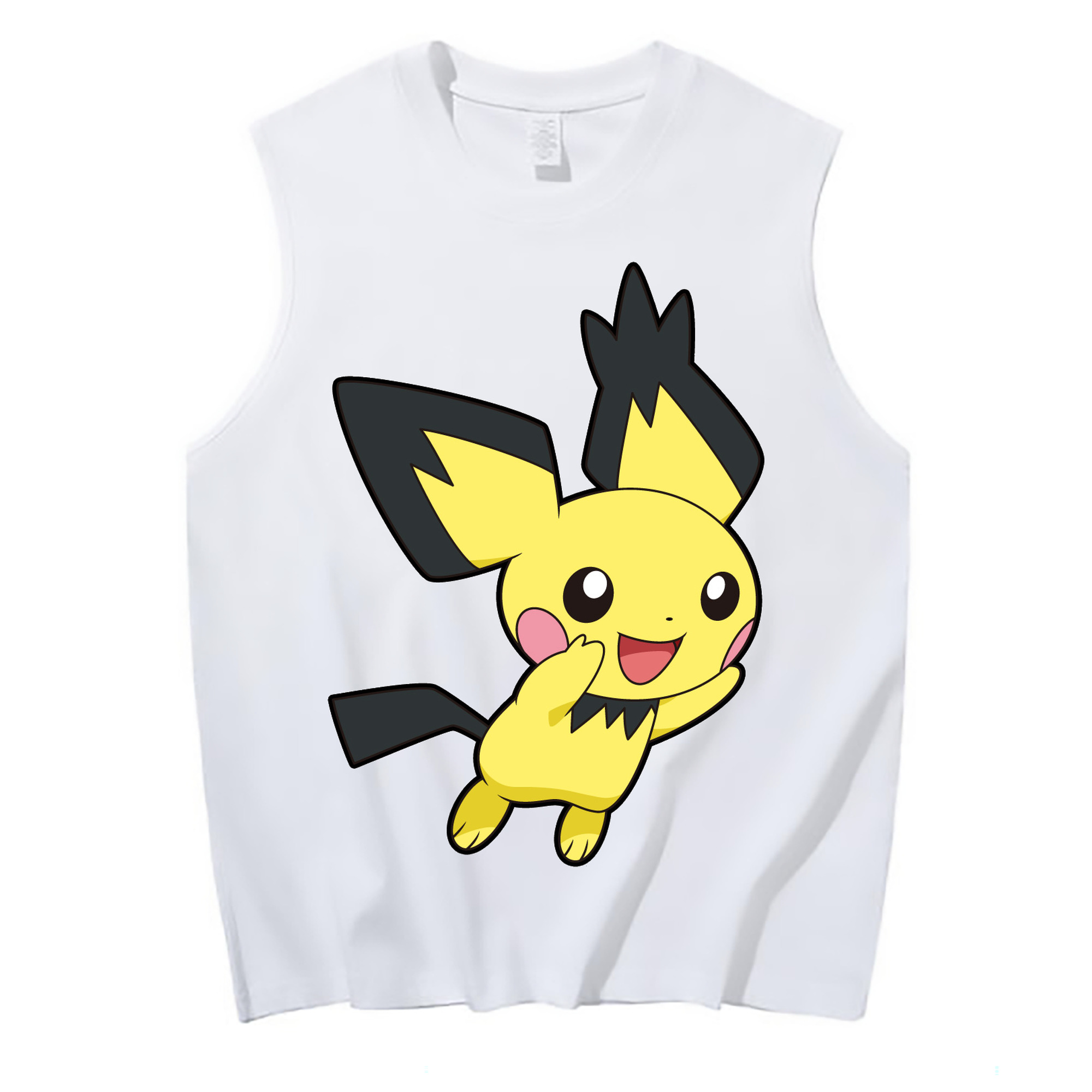 （画像用） ポケットモンスター Pokémon コットン100％タンクトップ（フロントプリント）