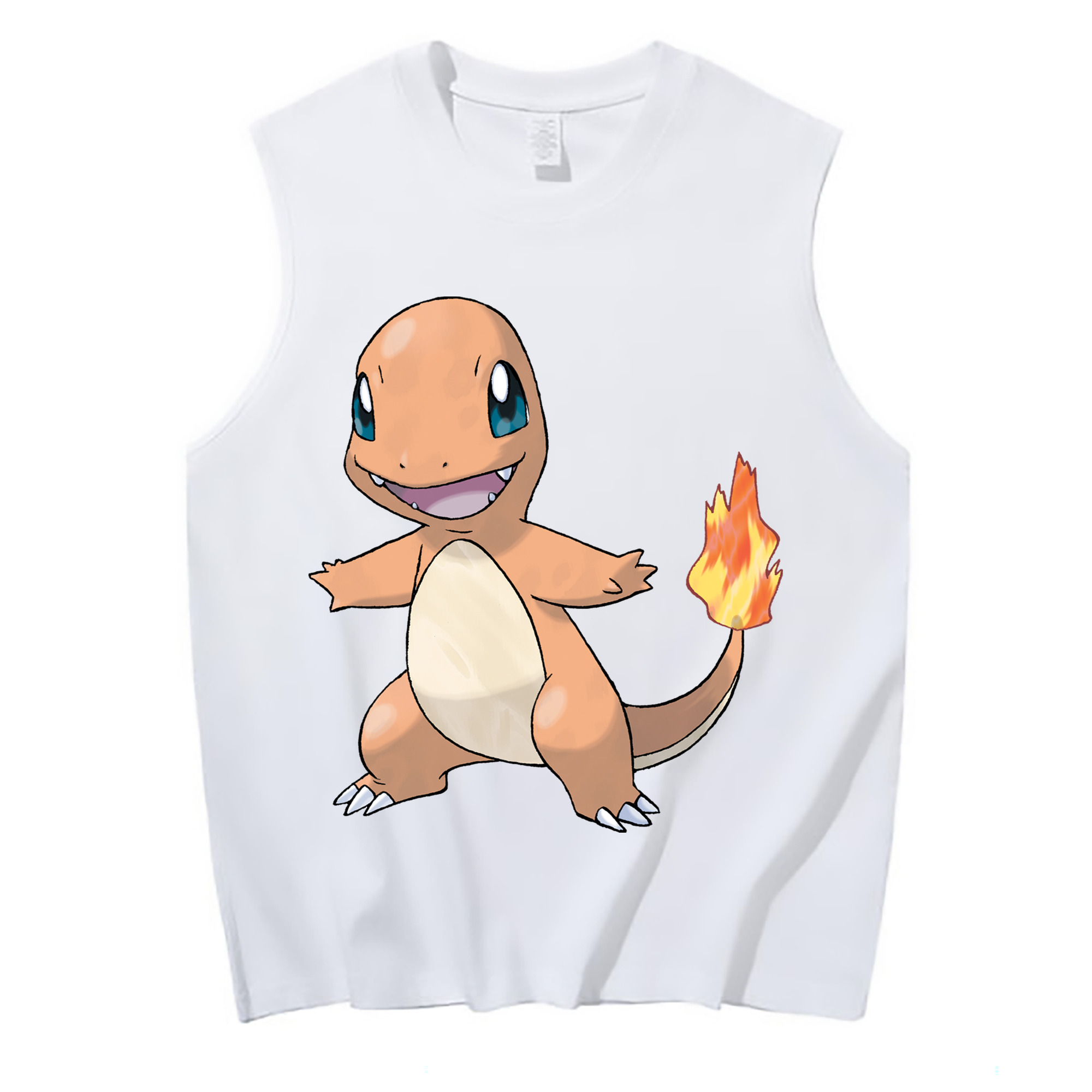 （画像用） ポケットモンスター Pokémon コットン100％タンクトップ（フロントプリント）