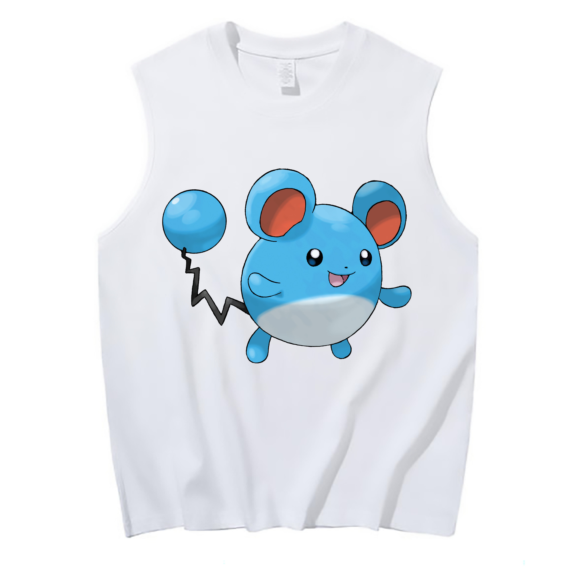 （画像用） ポケットモンスター Pokémon コットン100％タンクトップ（フロントプリント）