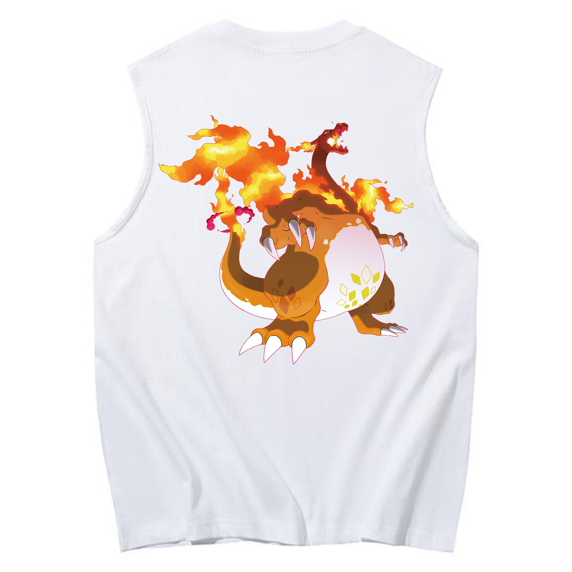 （画像用） ポケットモンスター Pokémon コットン100％タンクトップ（背面プリント）