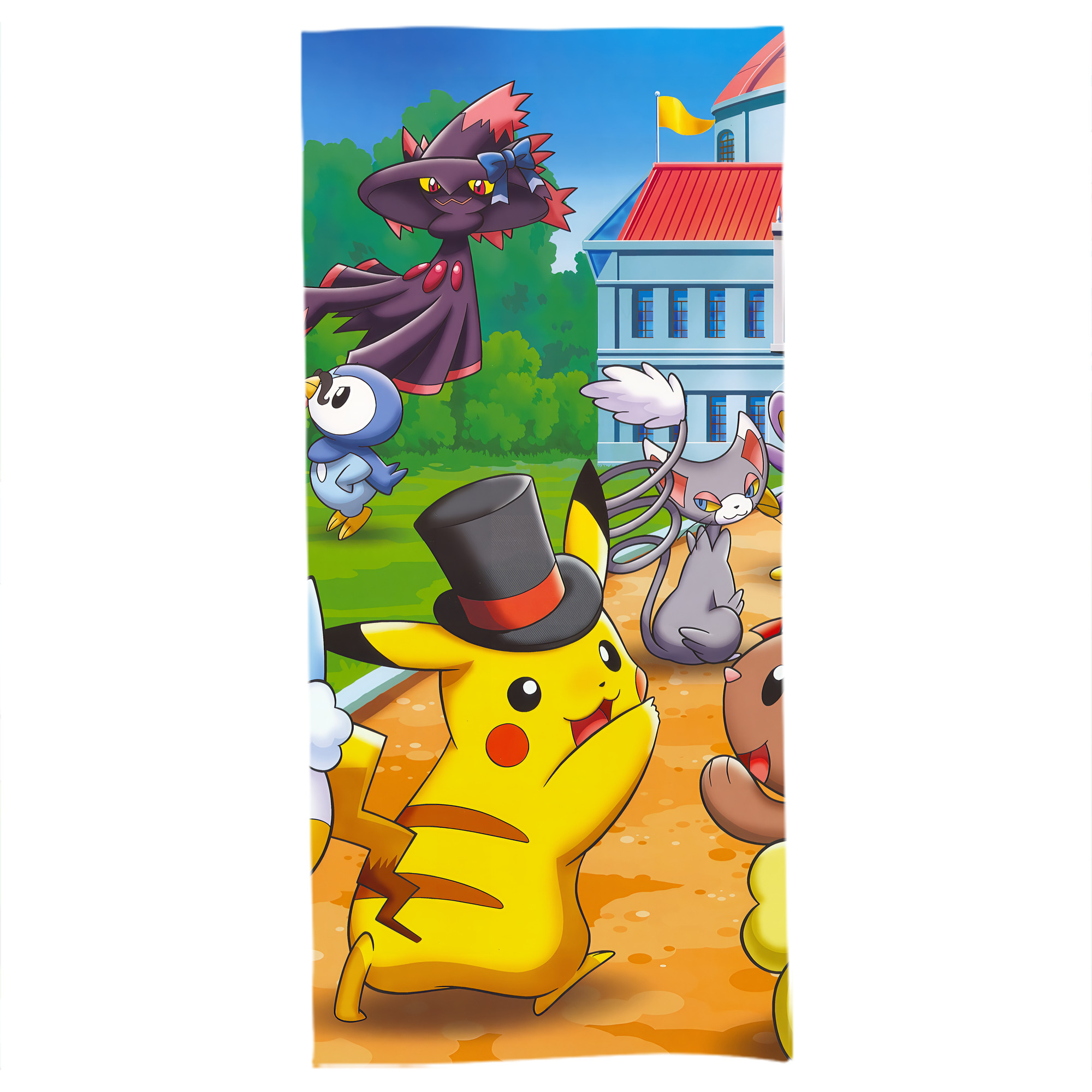 （画像用） ポケットモンスター Pokémon 大判バスタオル 70×140cm 吸水速乾 柔らかい肌触り