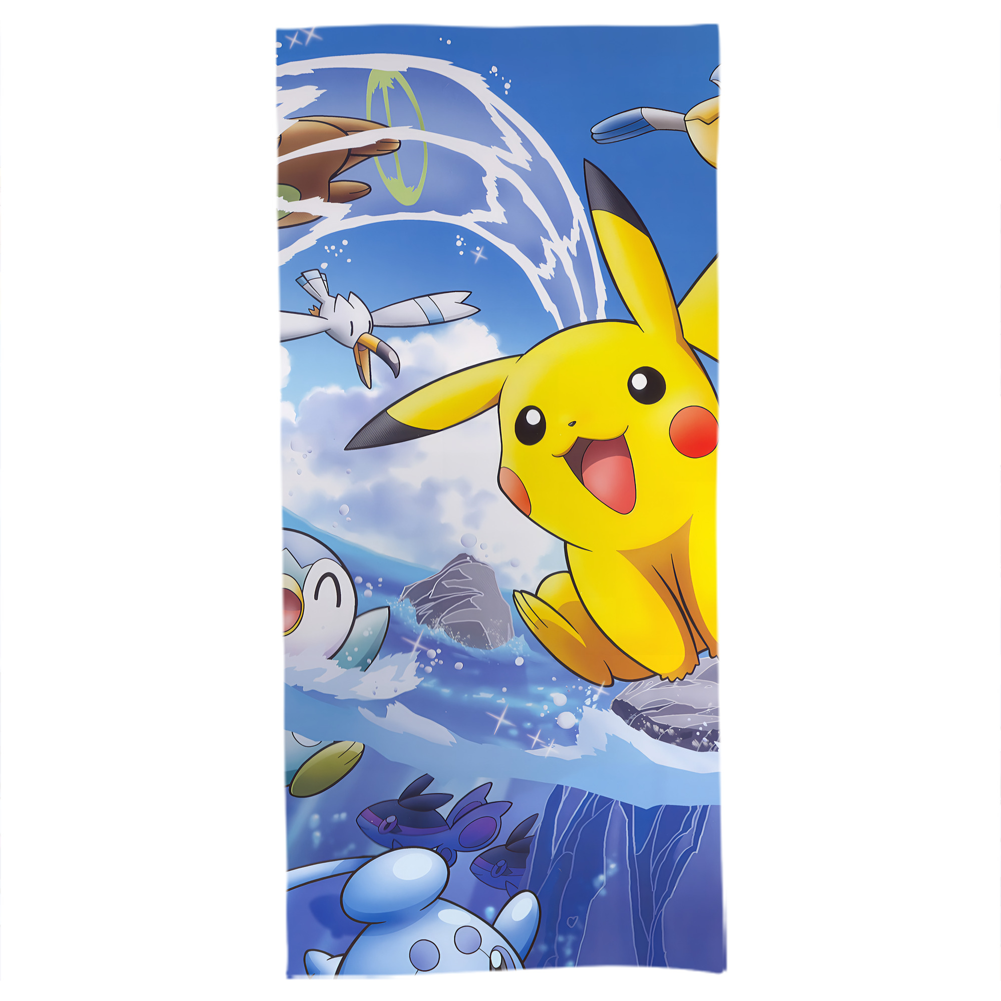 （画像用） ポケットモンスター Pokémon 大判バスタオル 70×140cm 吸水速乾 柔らかい肌触り
