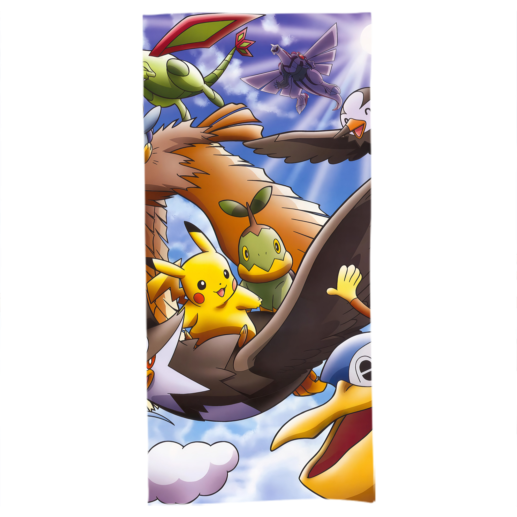 （画像用） ポケットモンスター Pokémon 大判バスタオル 70×140cm 吸水速乾 柔らかい肌触り