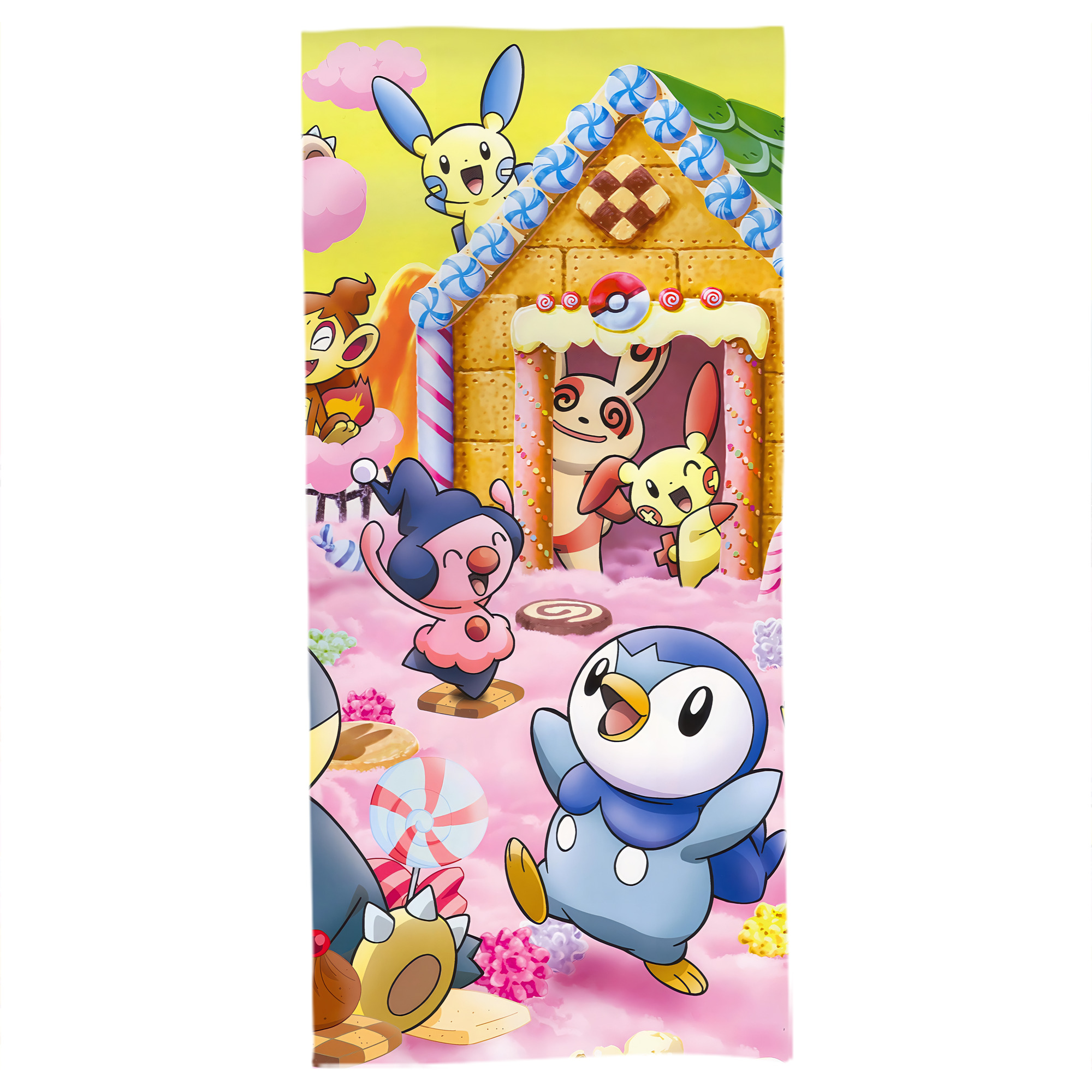 （画像用） ポケットモンスター Pokémon 大判バスタオル 70×140cm 吸水速乾 柔らかい肌触り