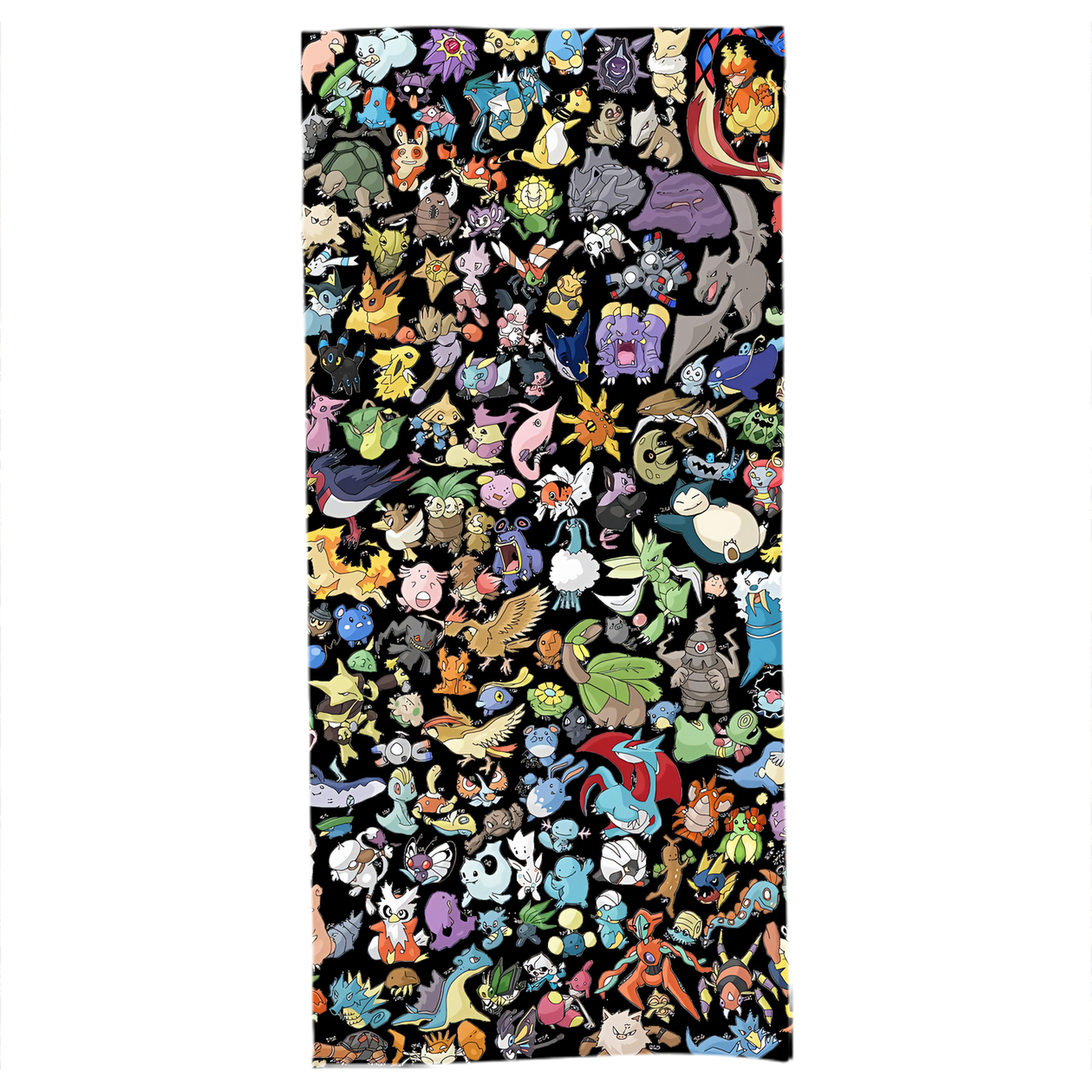（画像用） ポケットモンスター Pokémon 大判バスタオル 70×140cm 吸水速乾 柔らかい肌触り