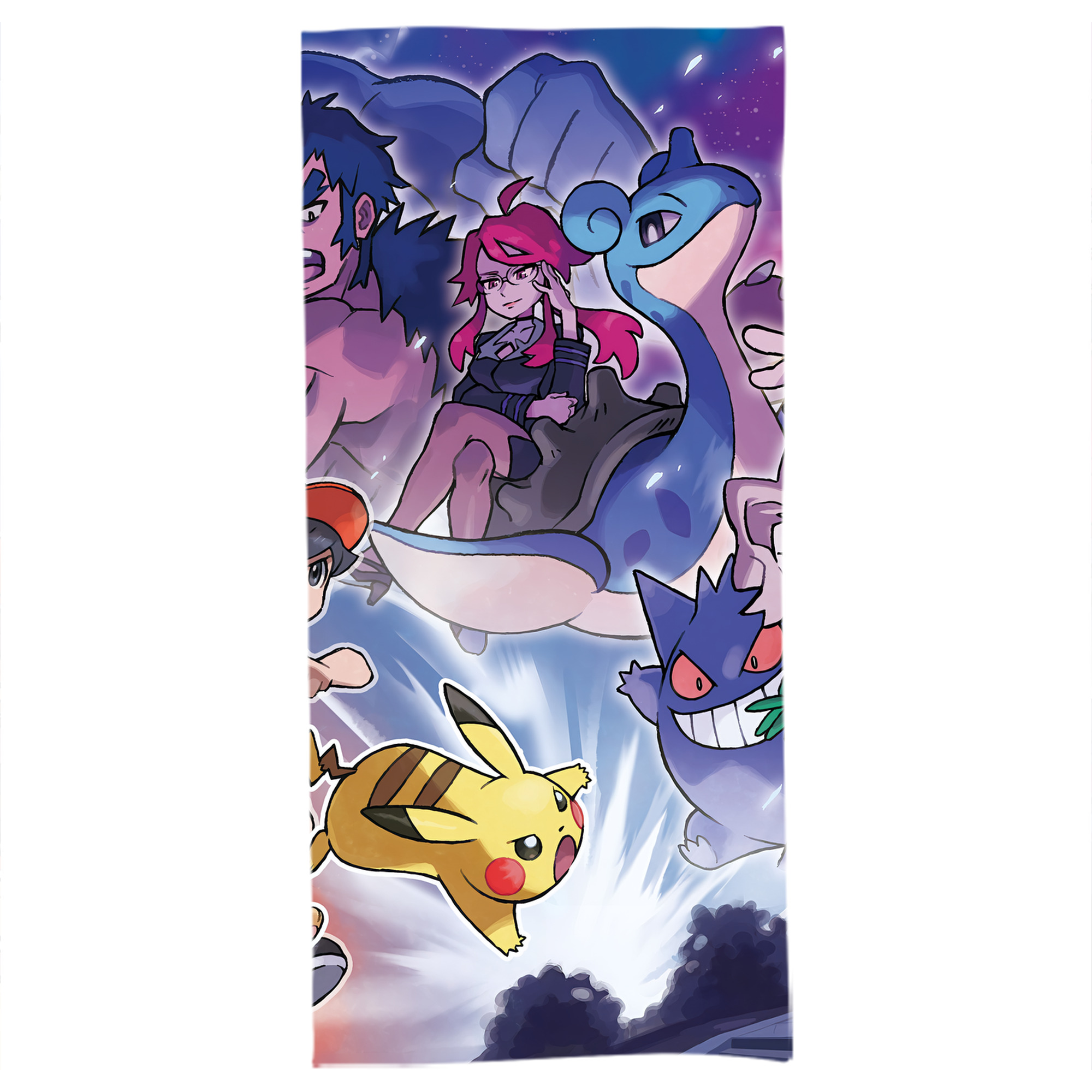 （画像用） ポケットモンスター Pokémon 大判バスタオル 70×140cm 吸水速乾 柔らかい肌触り