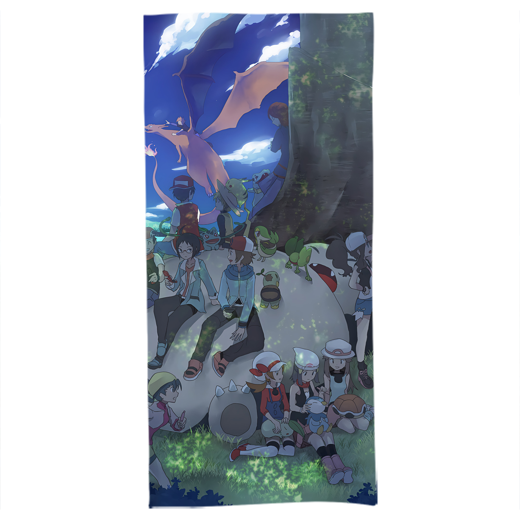 （画像用） ポケットモンスター Pokémon 大判バスタオル 70×140cm 吸水速乾 柔らかい肌触り