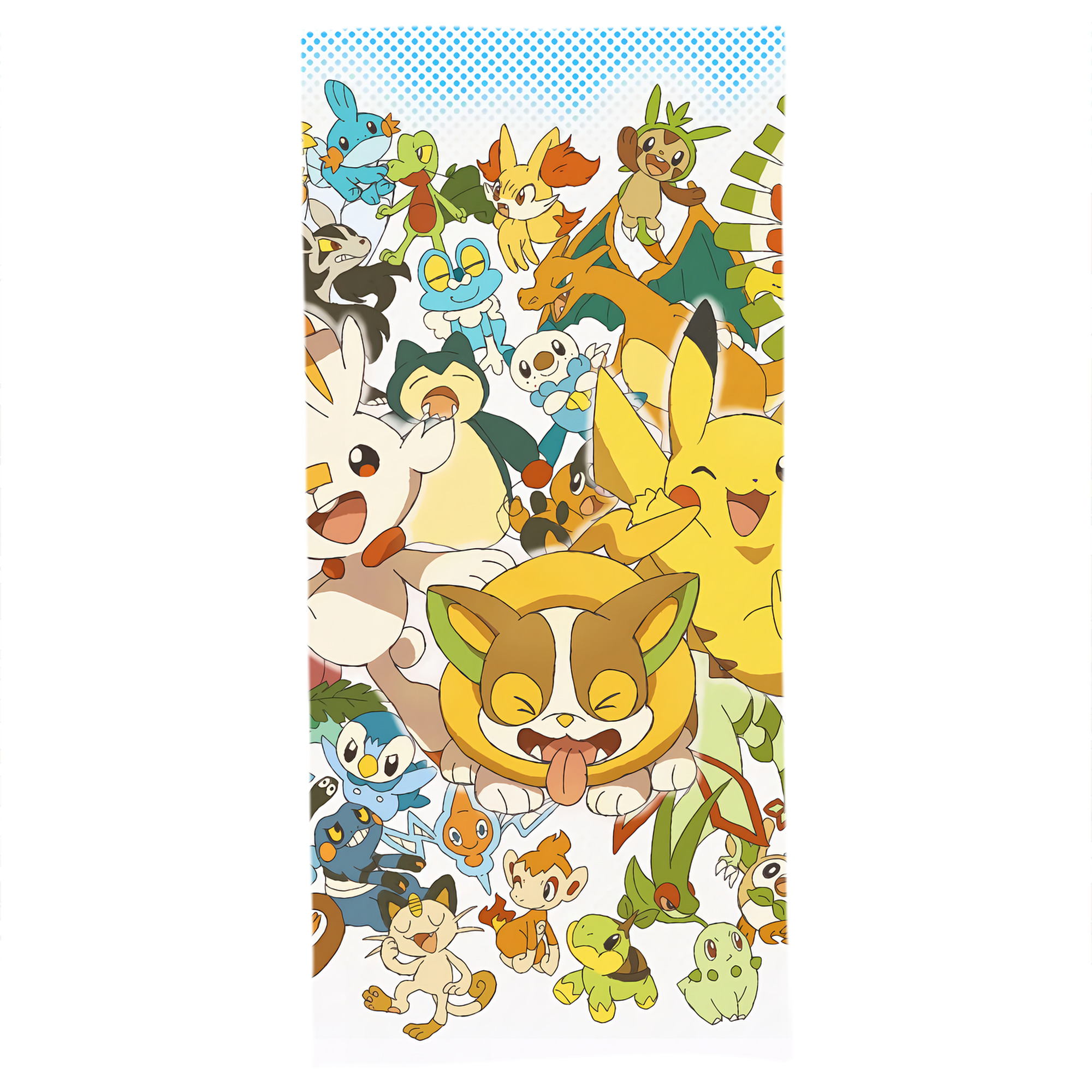 （画像用） ポケットモンスター Pokémon 大判バスタオル 70×140cm 吸水速乾 柔らかい肌触り