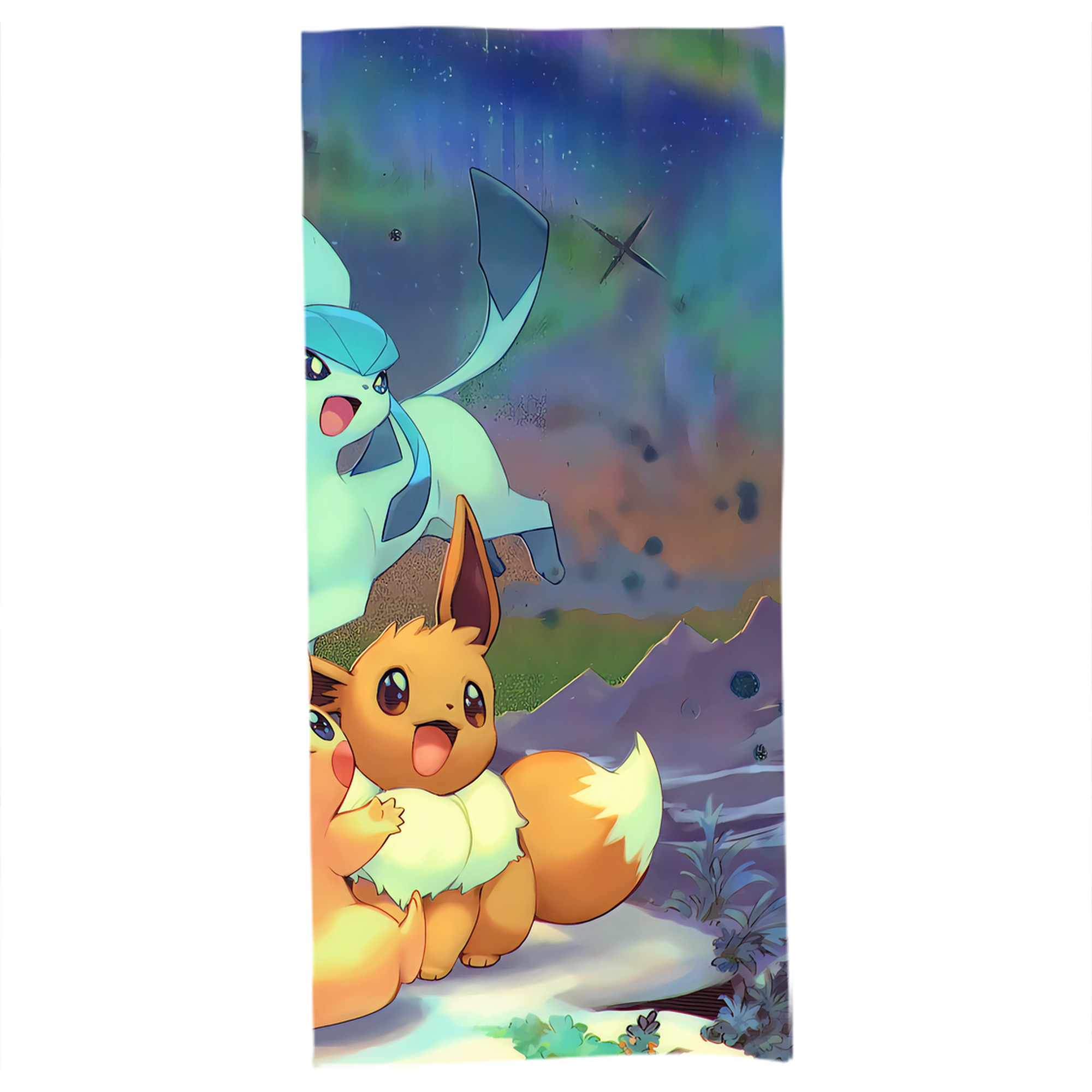 （画像用） ポケットモンスター Pokémon 大判バスタオル 70×140cm 吸水速乾 柔らかい肌触り