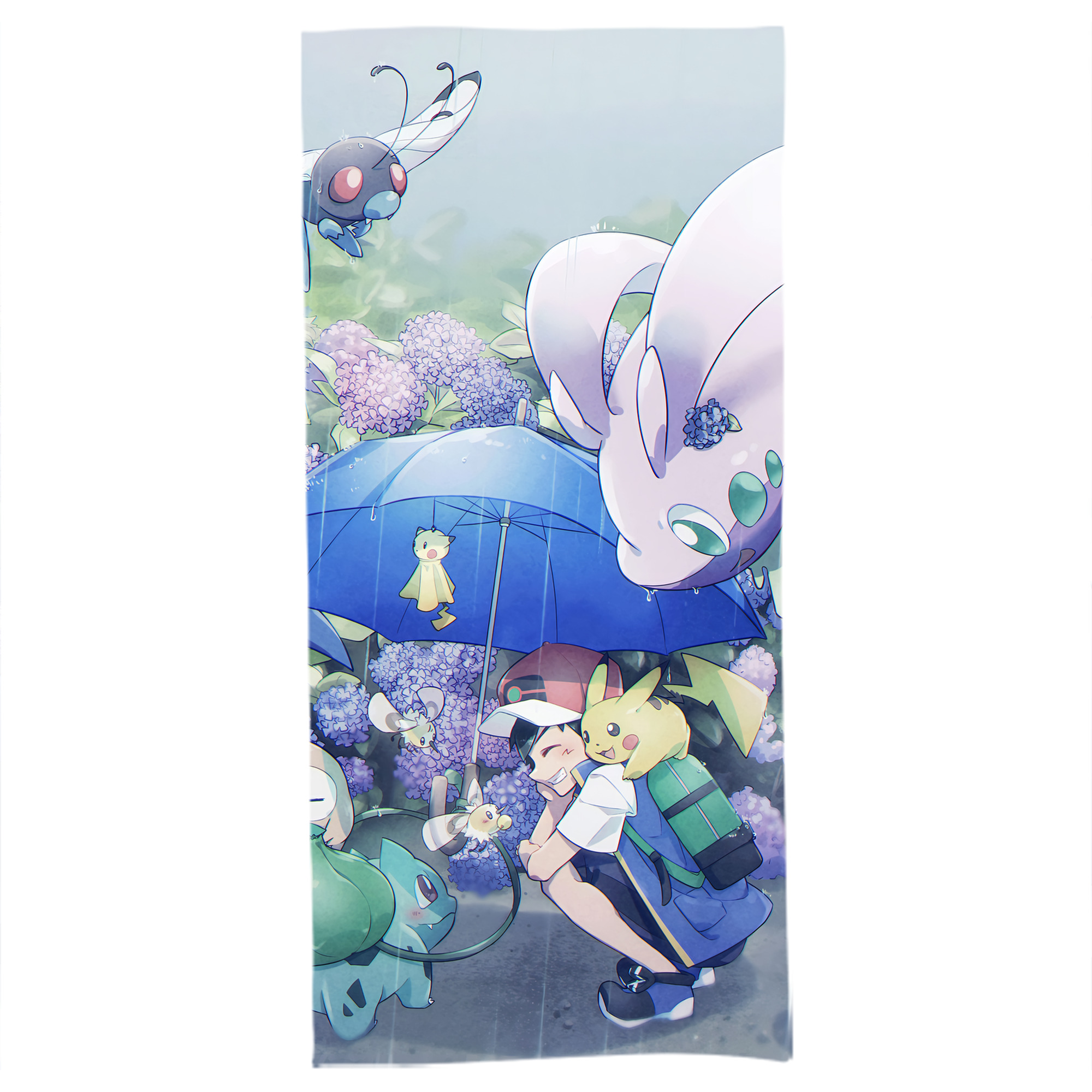 （画像用） ポケットモンスター Pokémon 大判バスタオル 70×140cm 吸水速乾 柔らかい肌触り