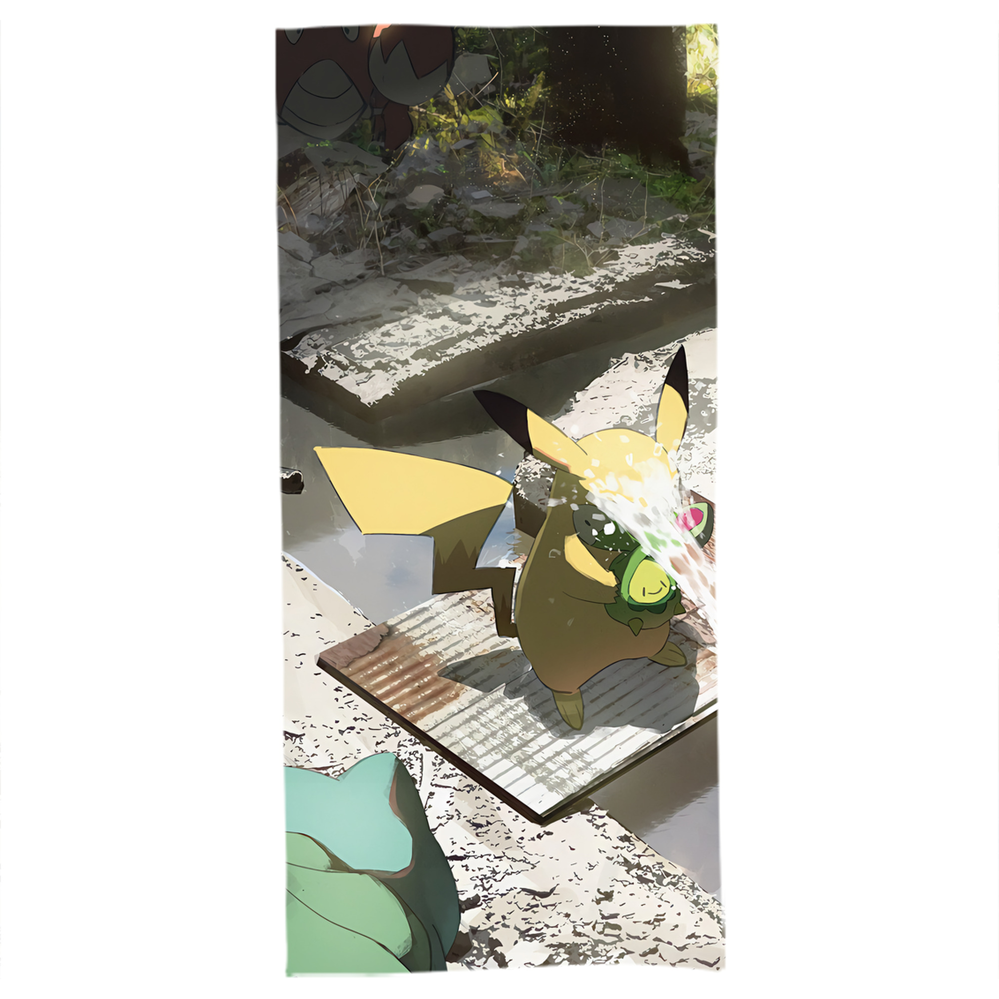（画像用） ポケットモンスター Pokémon 大判バスタオル 70×140cm 吸水速乾 柔らかい肌触り