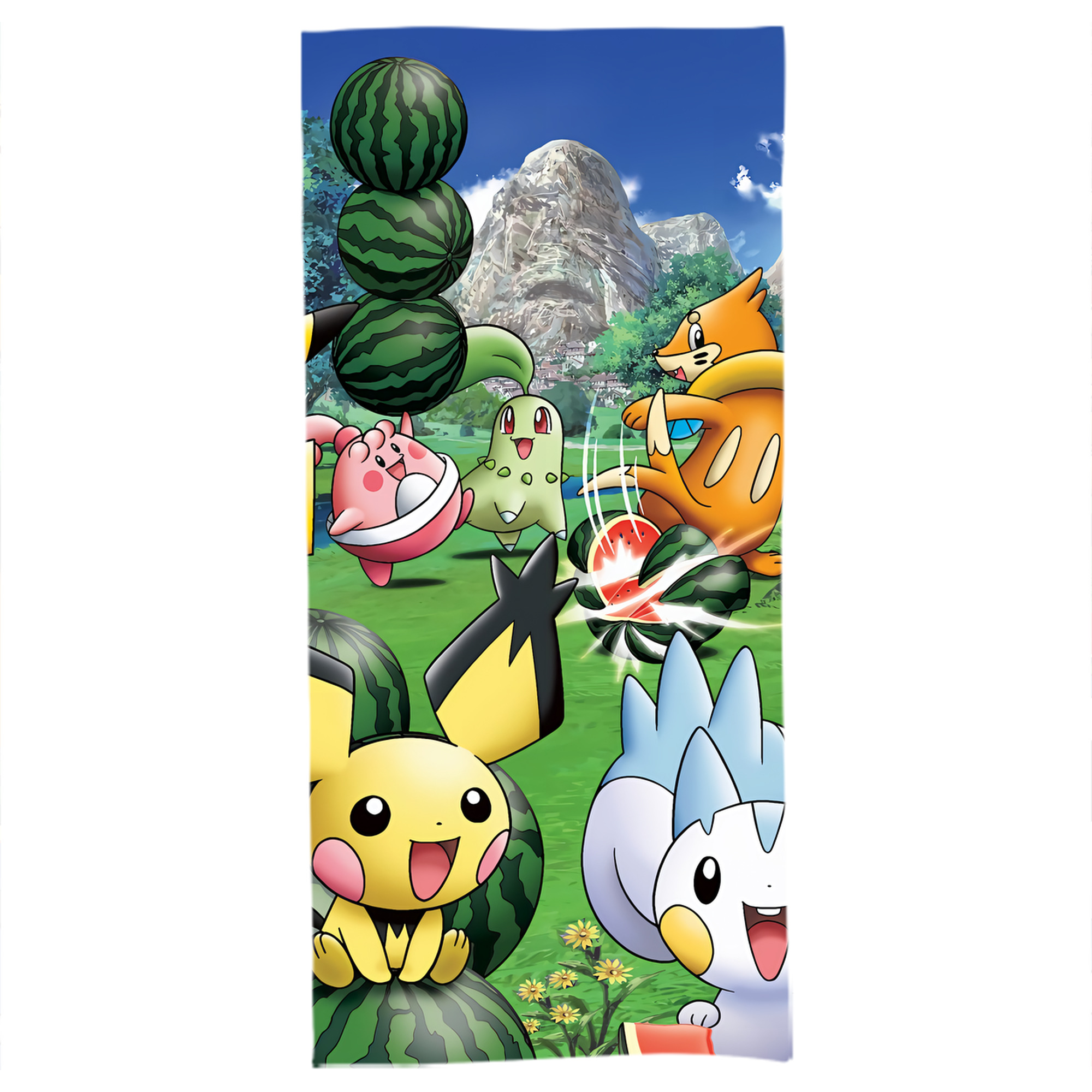 （画像用） ポケットモンスター Pokémon 大判バスタオル 70×140cm 吸水速乾 柔らかい肌触り