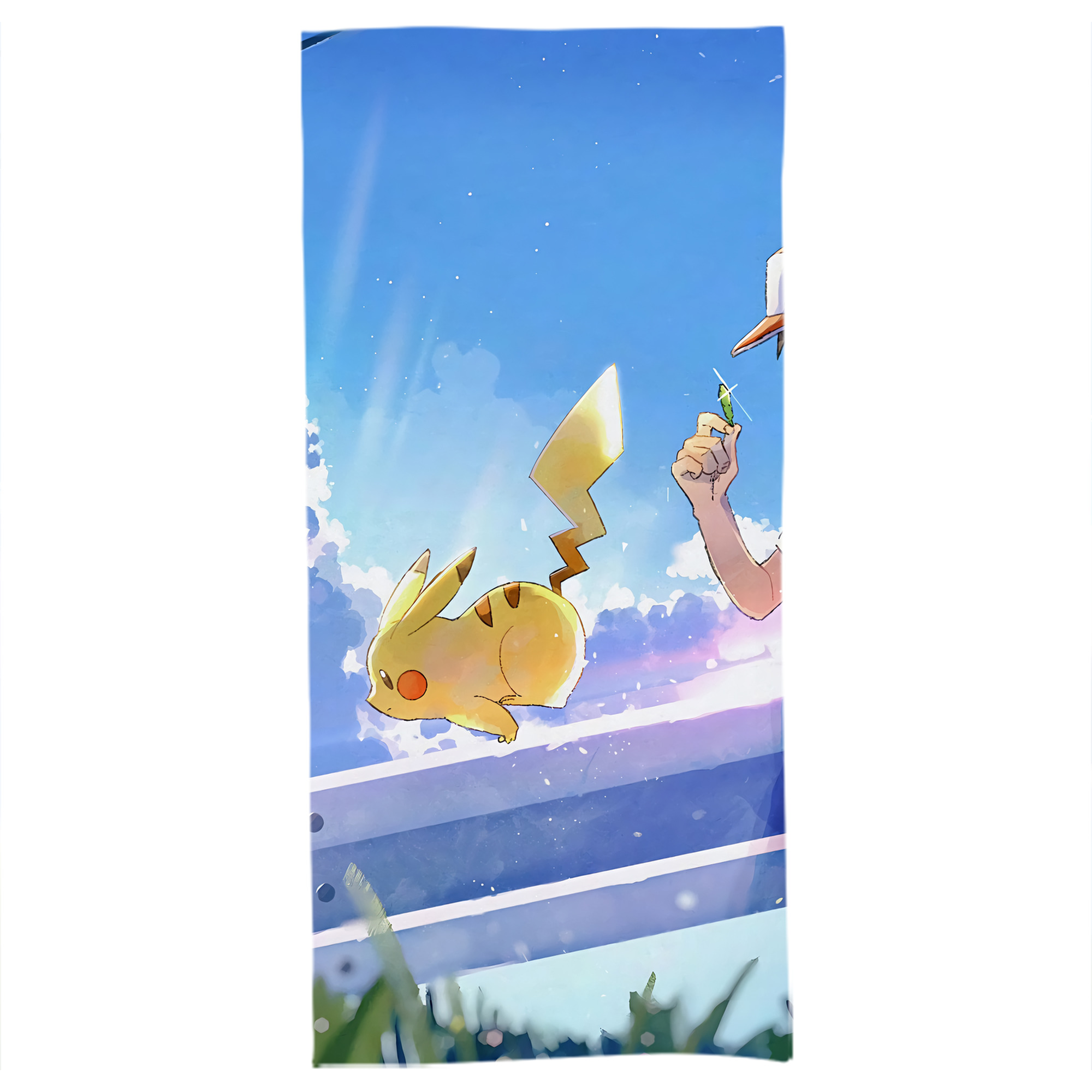 （画像用） ポケットモンスター Pokémon 大判バスタオル 70×140cm 吸水速乾 柔らかい肌触り
