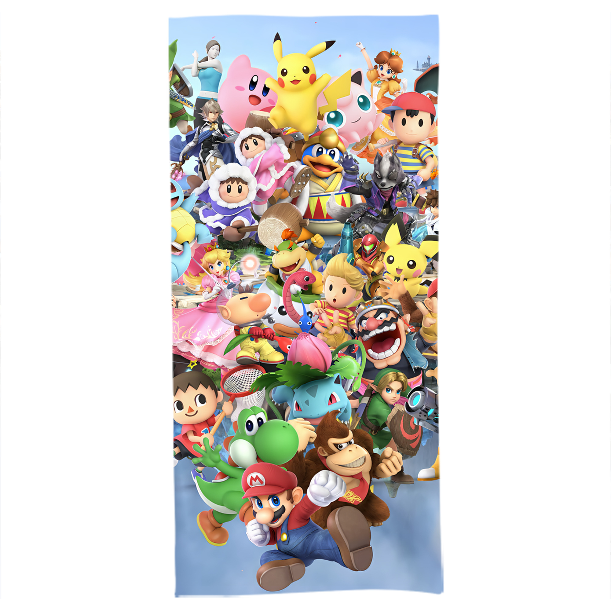 （画像用） ポケットモンスター Pokémon 大判バスタオル 70×140cm 吸水速乾 柔らかい肌触り