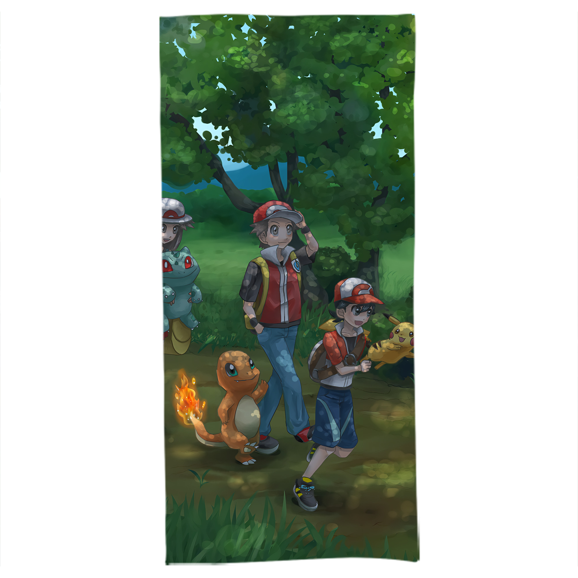 （画像用） ポケットモンスター Pokémon 大判バスタオル 70×140cm 吸水速乾 柔らかい肌触り