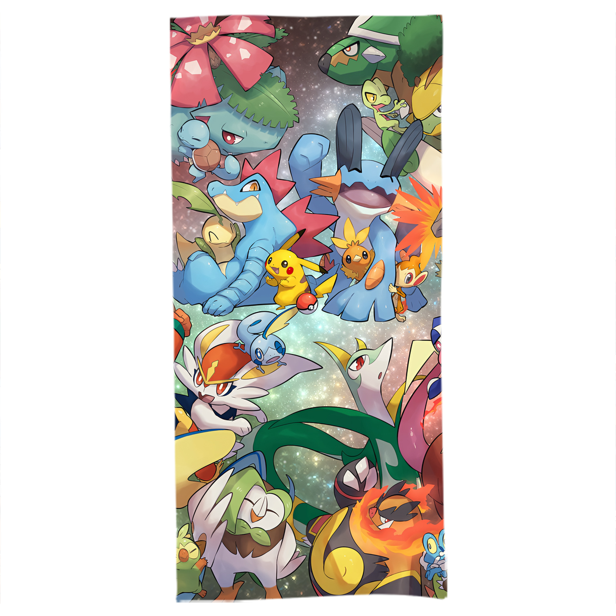 （画像用） ポケットモンスター Pokémon 大判バスタオル 70×140cm 吸水速乾 柔らかい肌触り