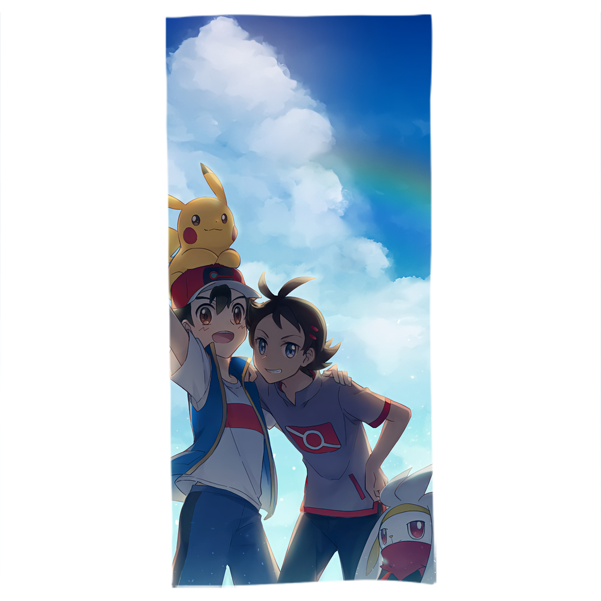 （画像用） ポケットモンスター Pokémon 大判バスタオル 70×140cm 吸水速乾 柔らかい肌触り