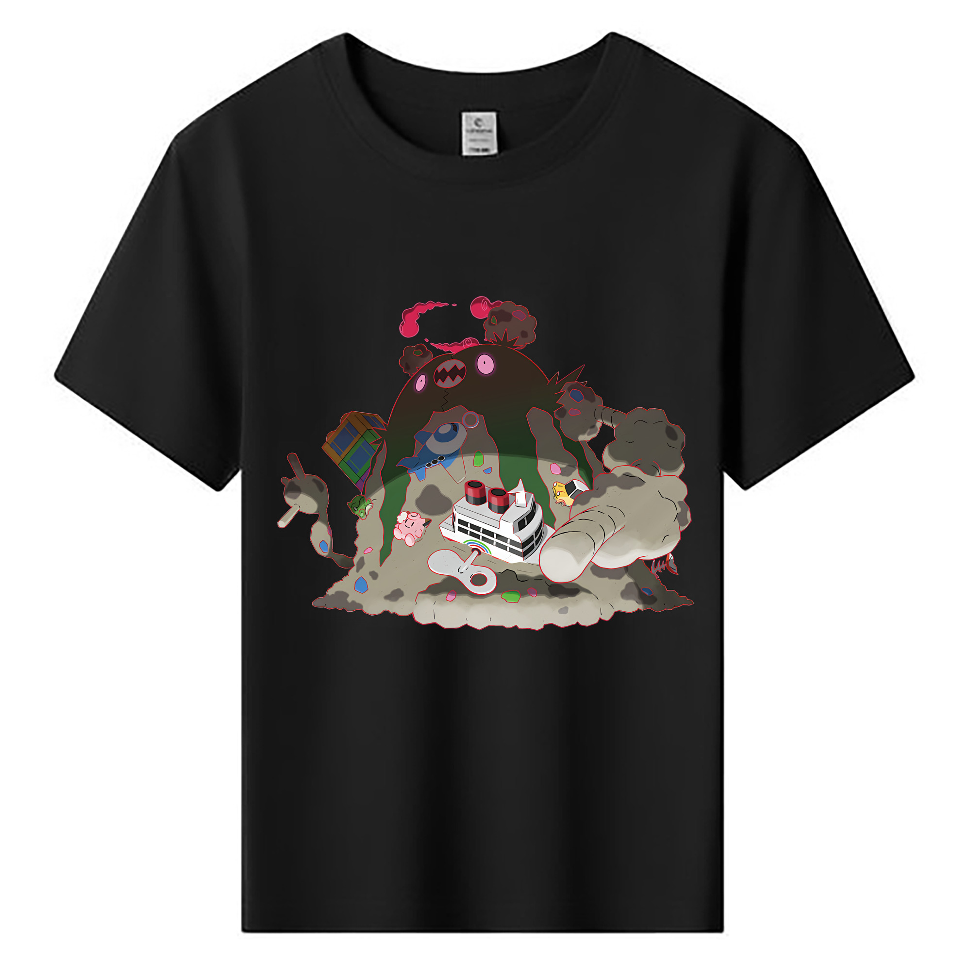 （画像用） ポケットモンスター Pokémon 綿100％キッズTシャツ（フロントプリント）