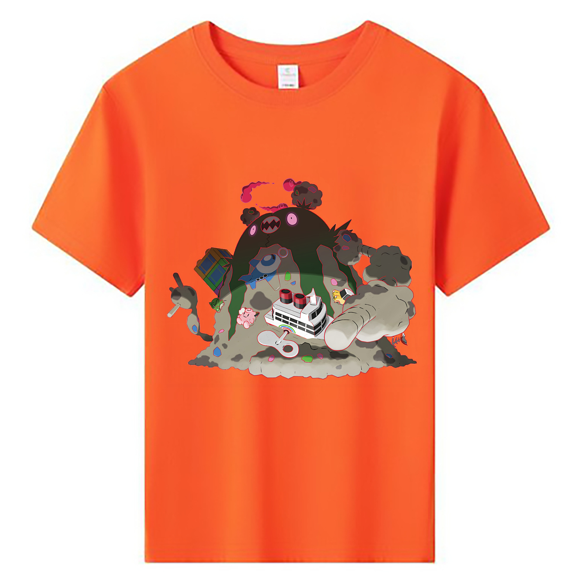 （画像用） ポケットモンスター Pokémon 綿100％キッズTシャツ（フロントプリント）