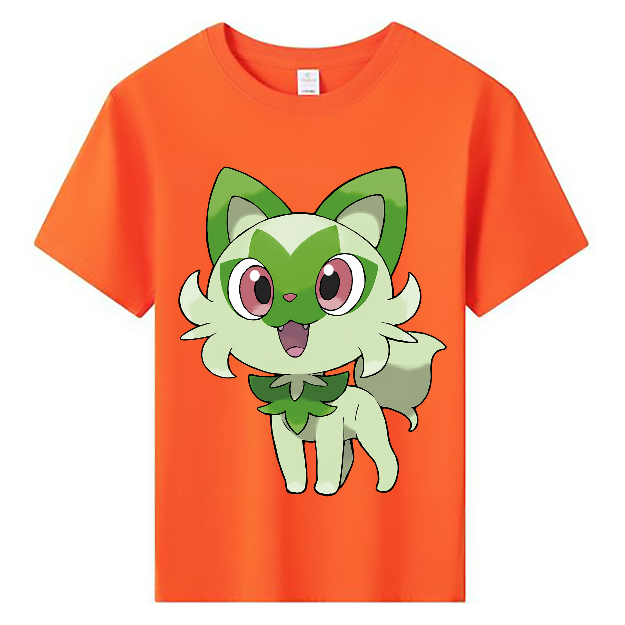 （画像用） ポケットモンスター Pokémon 綿100％キッズTシャツ（フロントプリント）