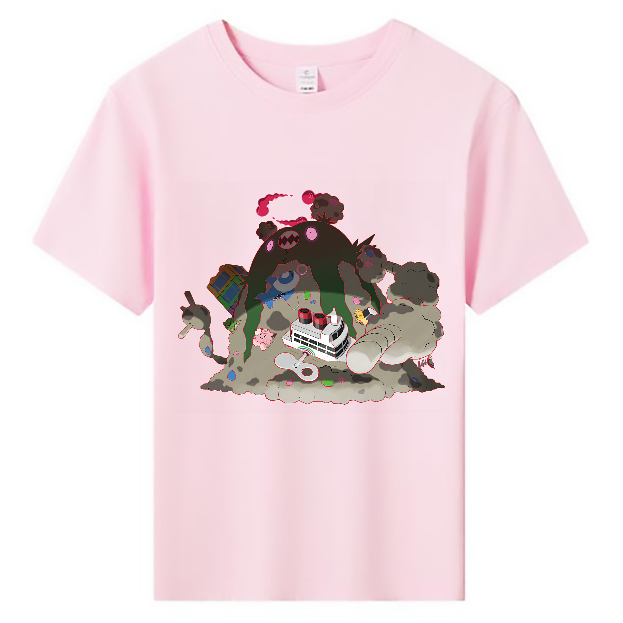 （画像用） ポケットモンスター Pokémon 綿100％キッズTシャツ（フロントプリント）