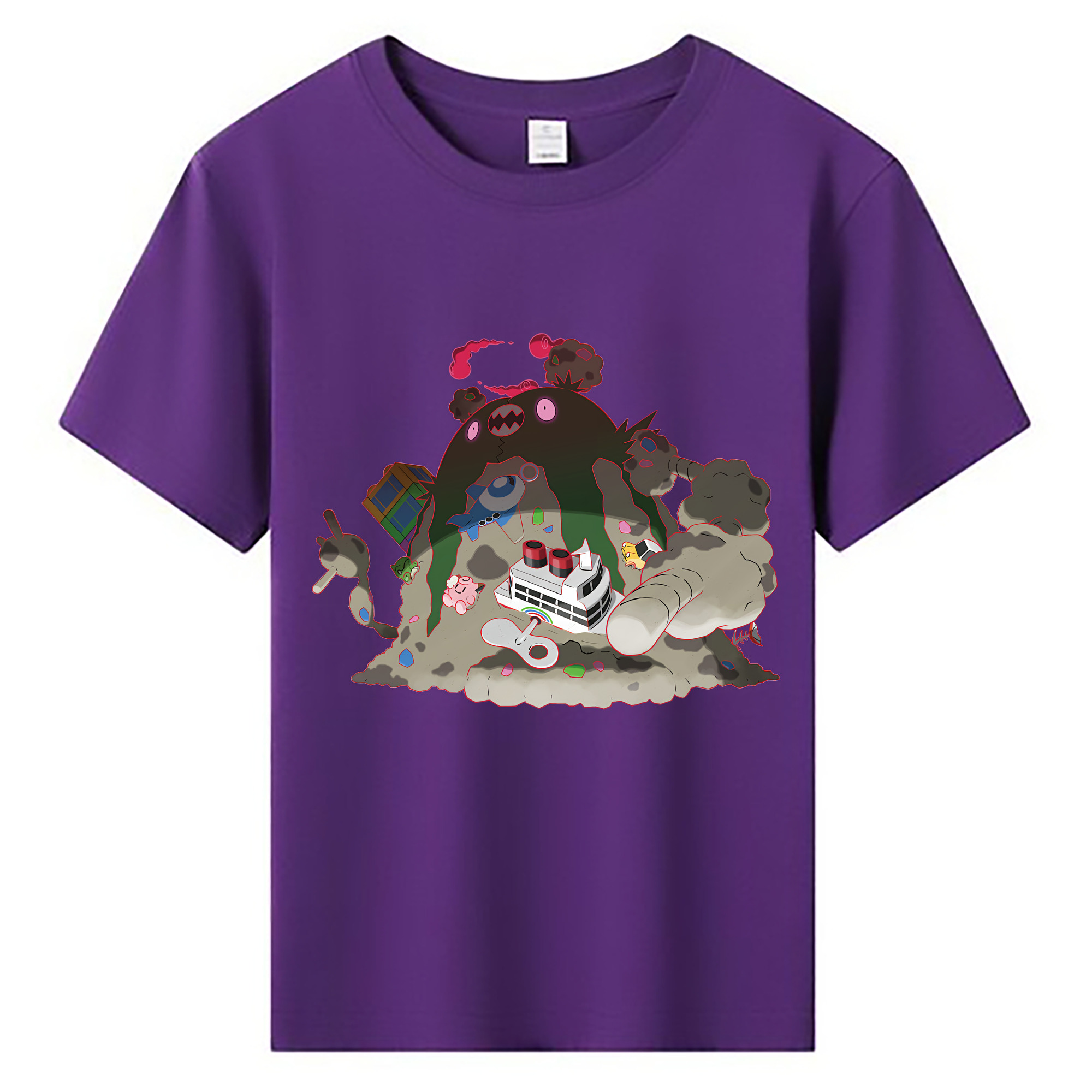 （画像用） ポケットモンスター Pokémon 綿100％キッズTシャツ（フロントプリント）