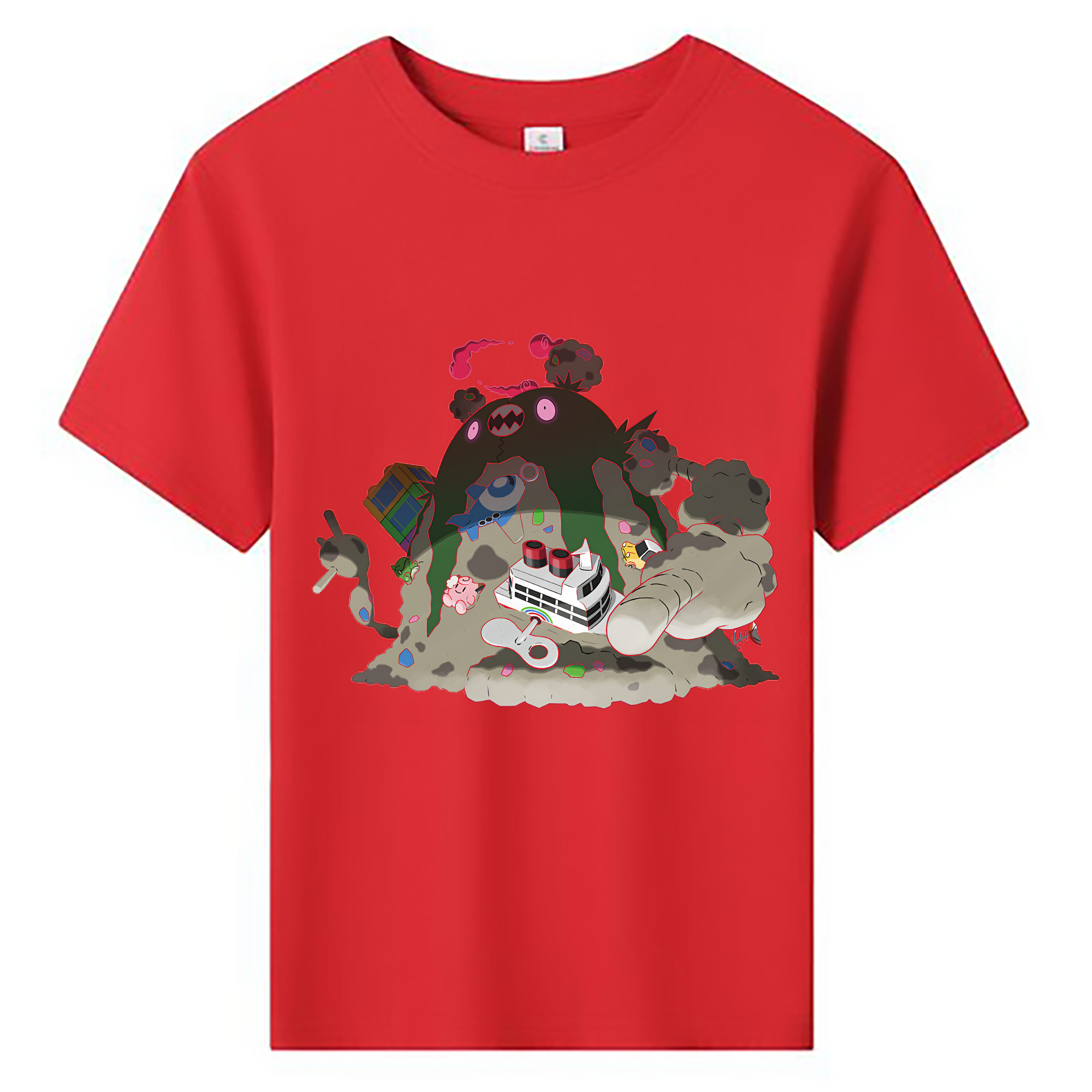 （画像用） ポケットモンスター Pokémon 綿100％キッズTシャツ（フロントプリント）