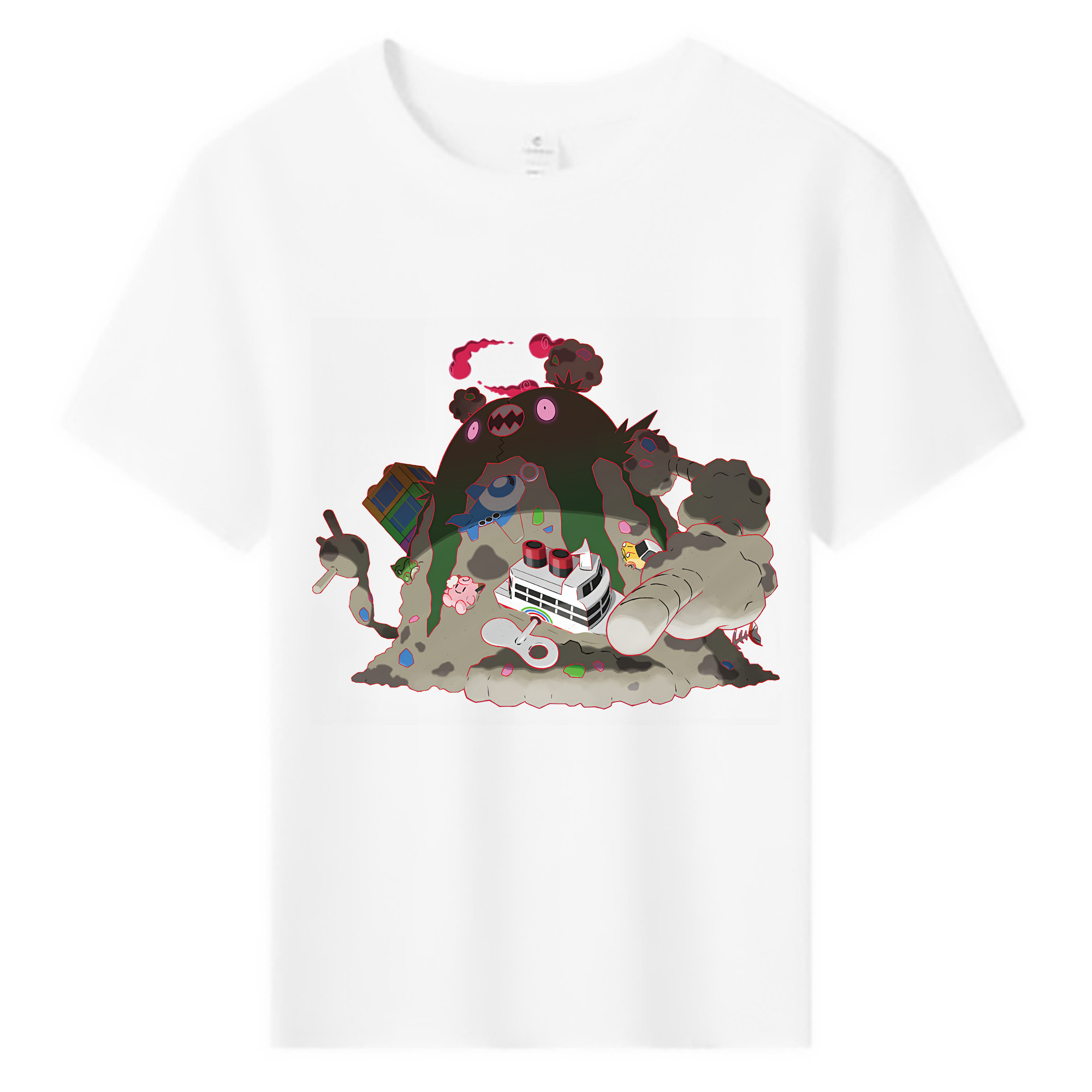 （画像用） ポケットモンスター Pokémon 綿100％キッズTシャツ（フロントプリント）
