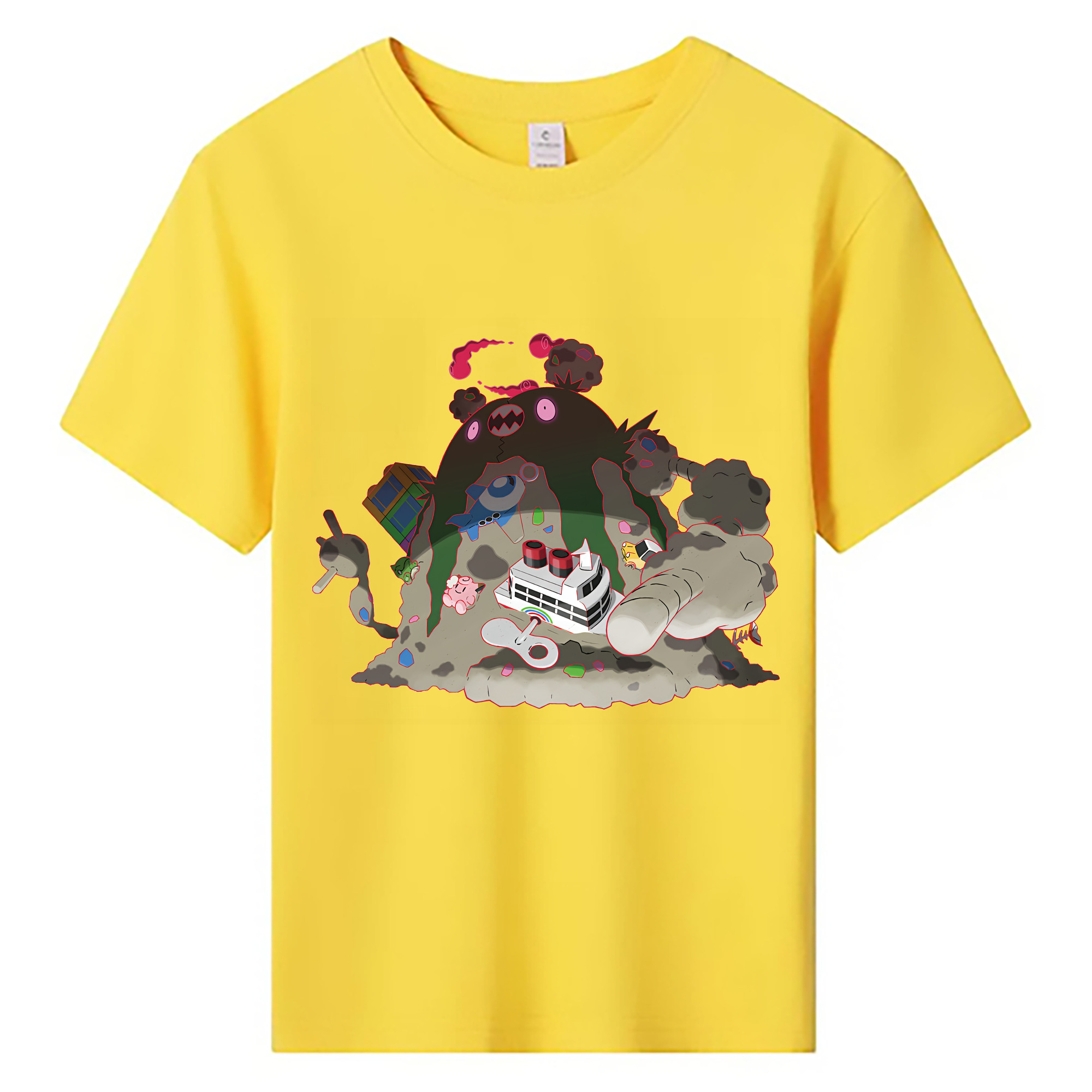 （画像用） ポケットモンスター Pokémon 綿100％キッズTシャツ（フロントプリント）