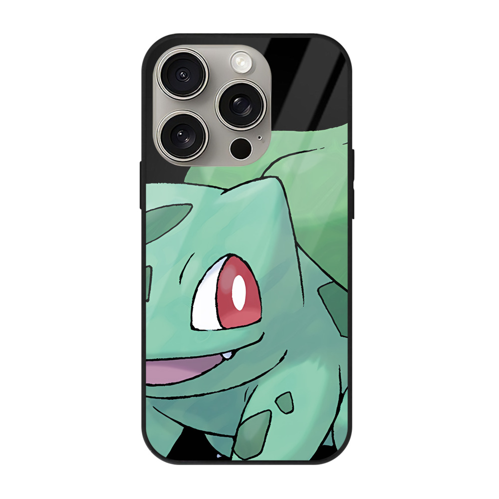 （画像用） ポケットモンスター Pokémon 【iPhone15Pro対応】スマホケース 耐衝撃＆黄変防止 背面ガラス