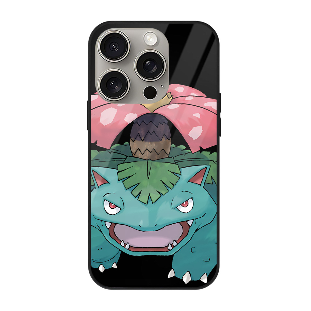 （画像用） ポケットモンスター Pokémon 【iPhone15Pro対応】スマホケース 耐衝撃＆黄変防止 背面ガラス