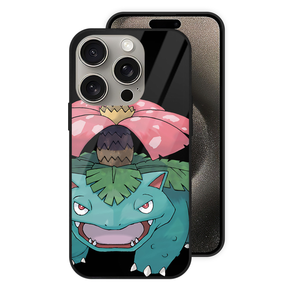 （画像用） ポケットモンスター Pokémon 【iPhone15Pro対応】スマホケース 耐衝撃＆黄変防止 背面ガラス