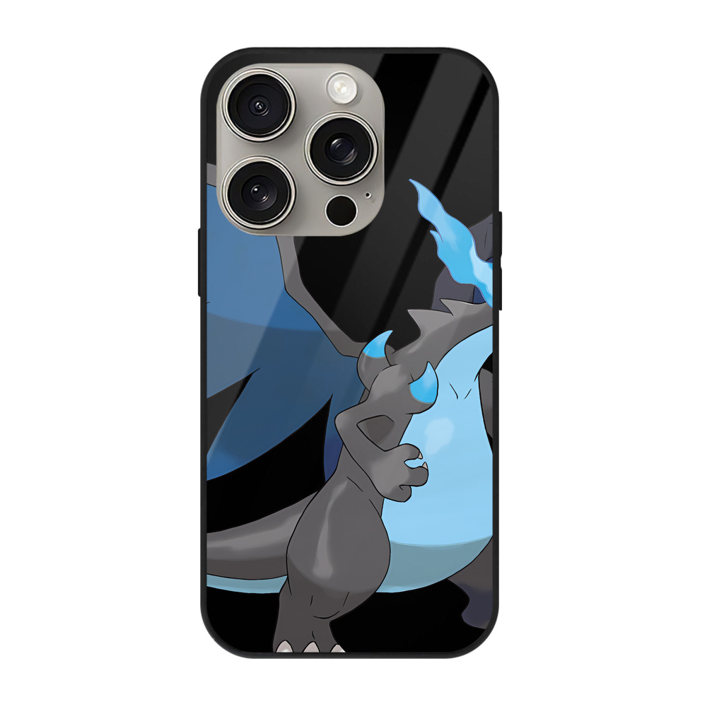 （画像用） ポケットモンスター Pokémon 【iPhone15Pro対応】スマホケース 耐衝撃＆黄変防止 背面ガラス