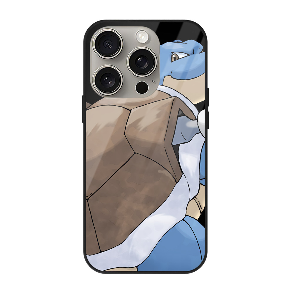 （画像用） ポケットモンスター Pokémon 【iPhone15Pro対応】スマホケース 耐衝撃＆黄変防止 背面ガラス