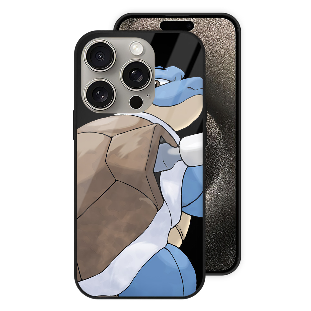 （画像用） ポケットモンスター Pokémon 【iPhone15Pro対応】スマホケース 耐衝撃＆黄変防止 背面ガラス