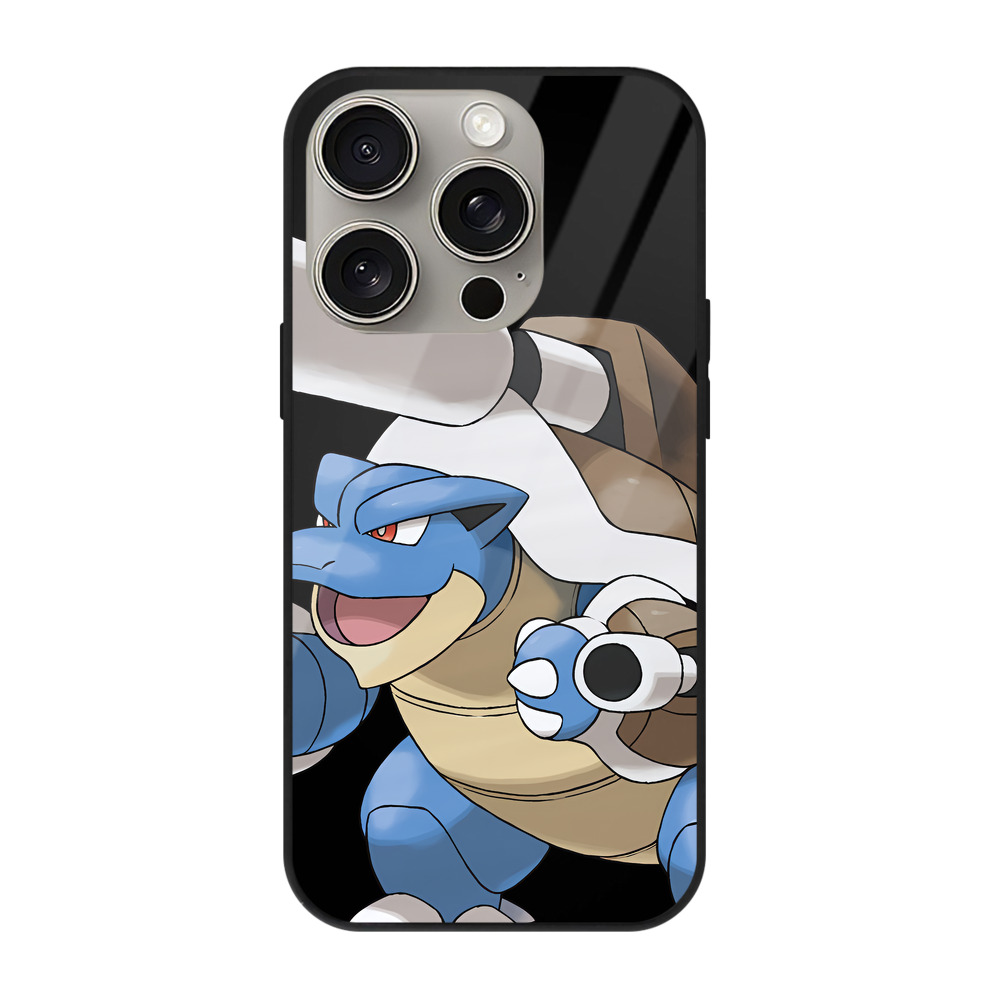 （画像用） ポケットモンスター Pokémon 【iPhone15Pro対応】スマホケース 耐衝撃＆黄変防止 背面ガラス