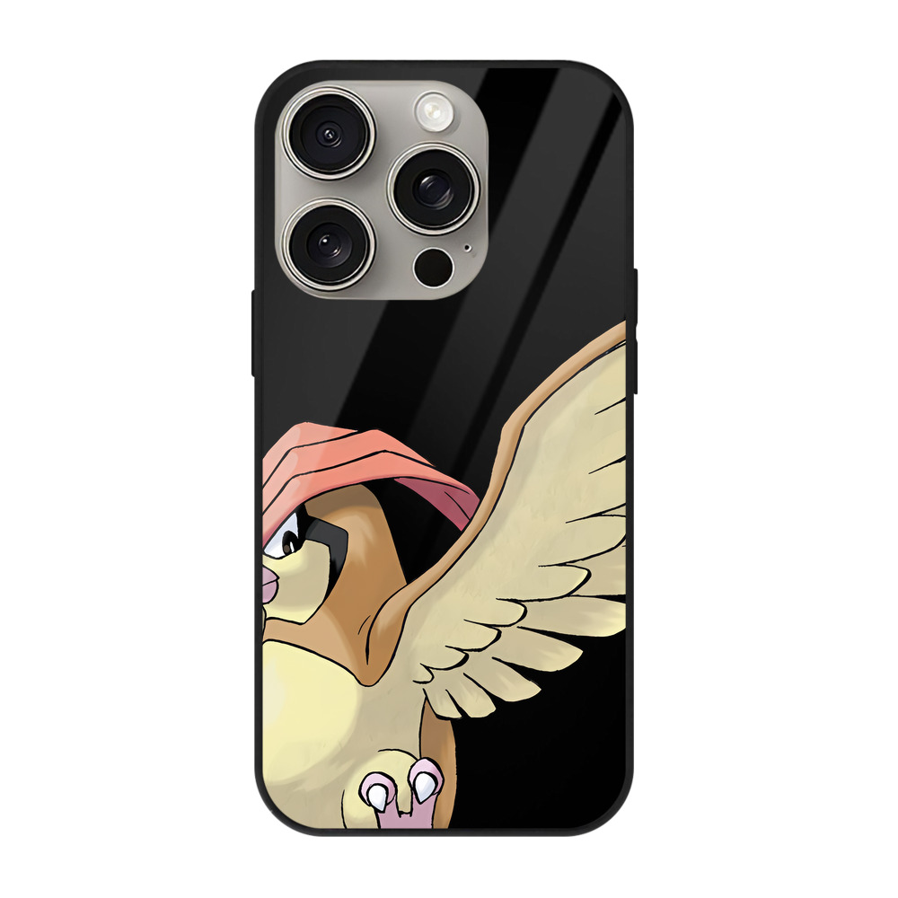（画像用） ポケットモンスター Pokémon 【iPhone15Pro対応】スマホケース 耐衝撃＆黄変防止 背面ガラス