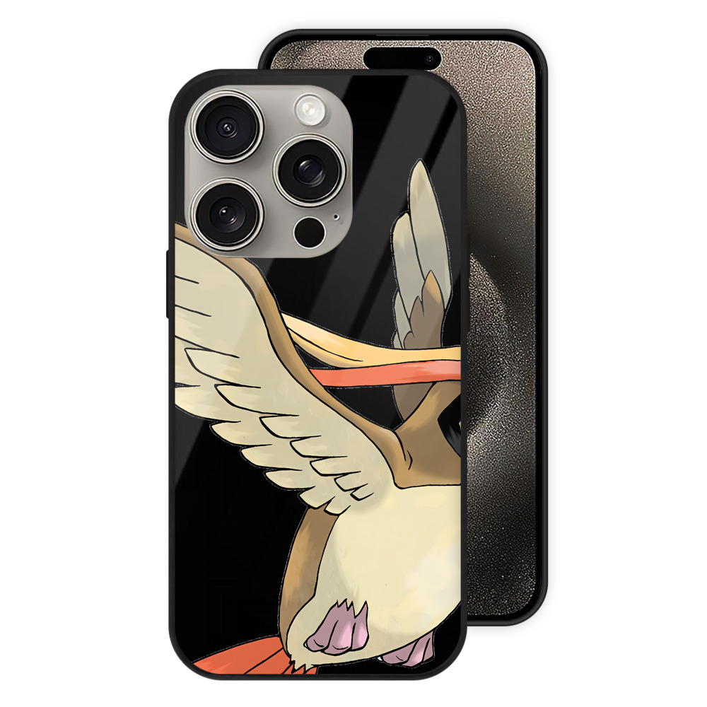 （画像用） ポケットモンスター Pokémon 【iPhone15Pro対応】スマホケース 耐衝撃＆黄変防止 背面ガラス